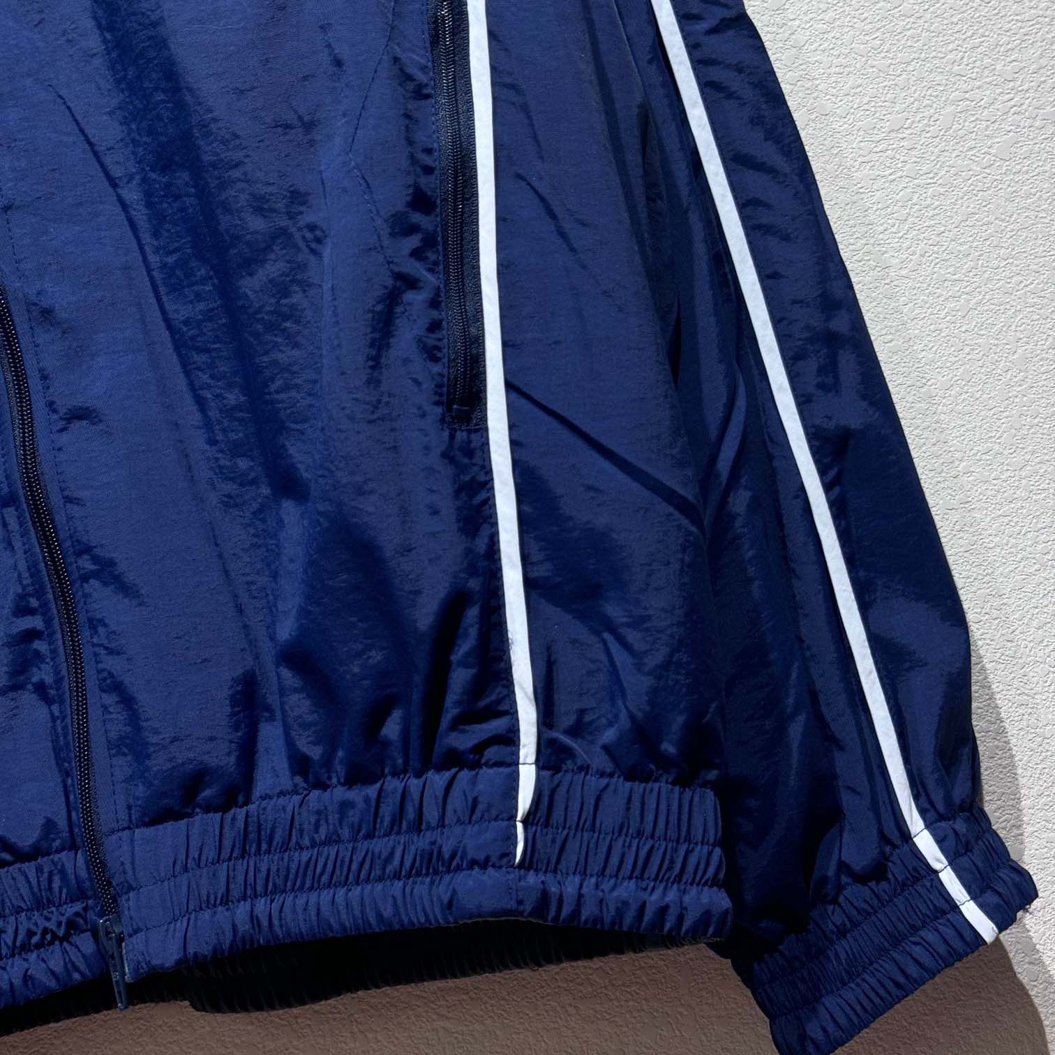 Balenciaga Loop Sports Icon Large Tracksuit Jacket In Navy Blue - DopestKickz