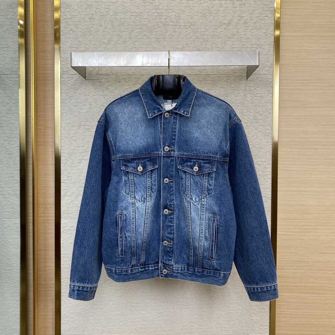 Balenciaga Denim Jacket - DopestKickz