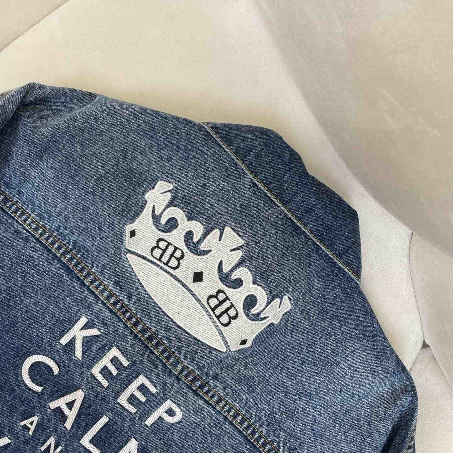 Balenciaga Denim Jacket - DopestKickz