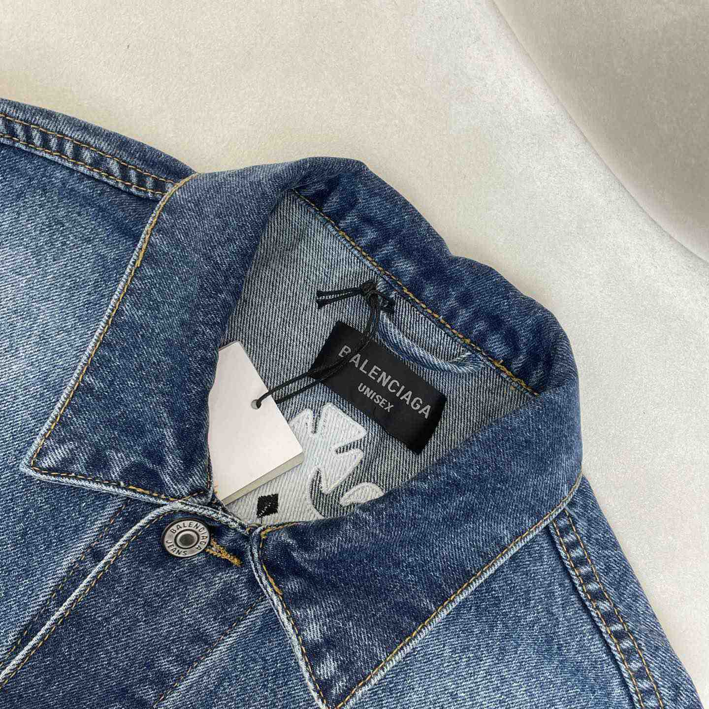 Balenciaga Denim Jacket - DopestKickz