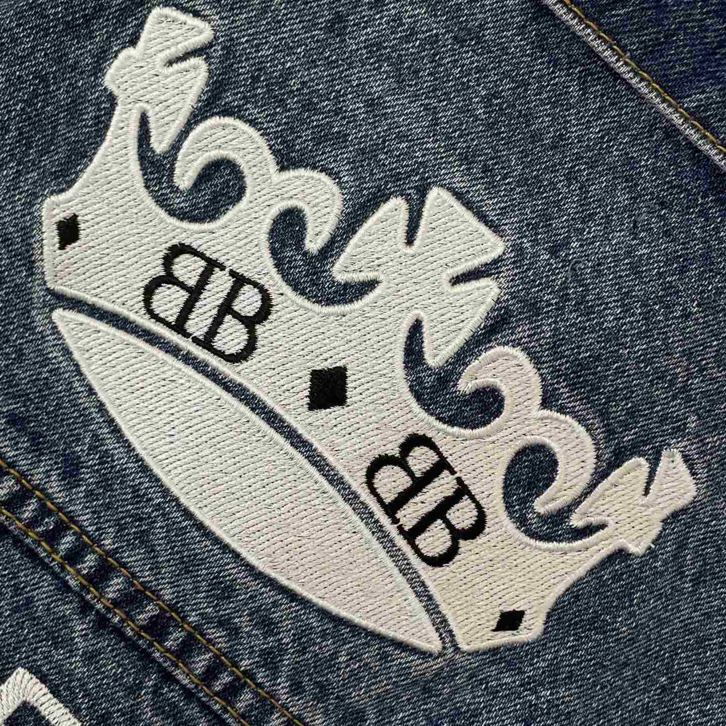Balenciaga Denim Jacket - DopestKickz