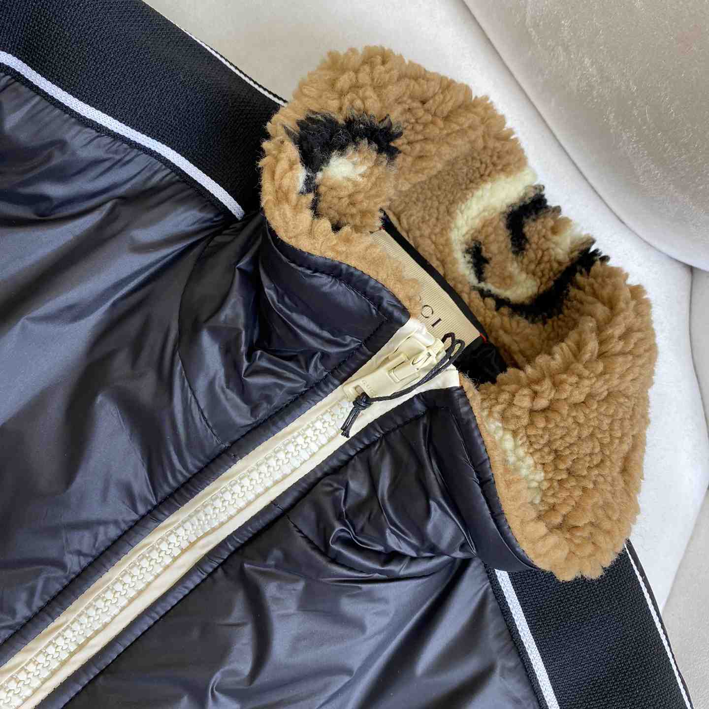 Gucci GG Wool Fleece Jacquard Zip Jacket - DopestKickz