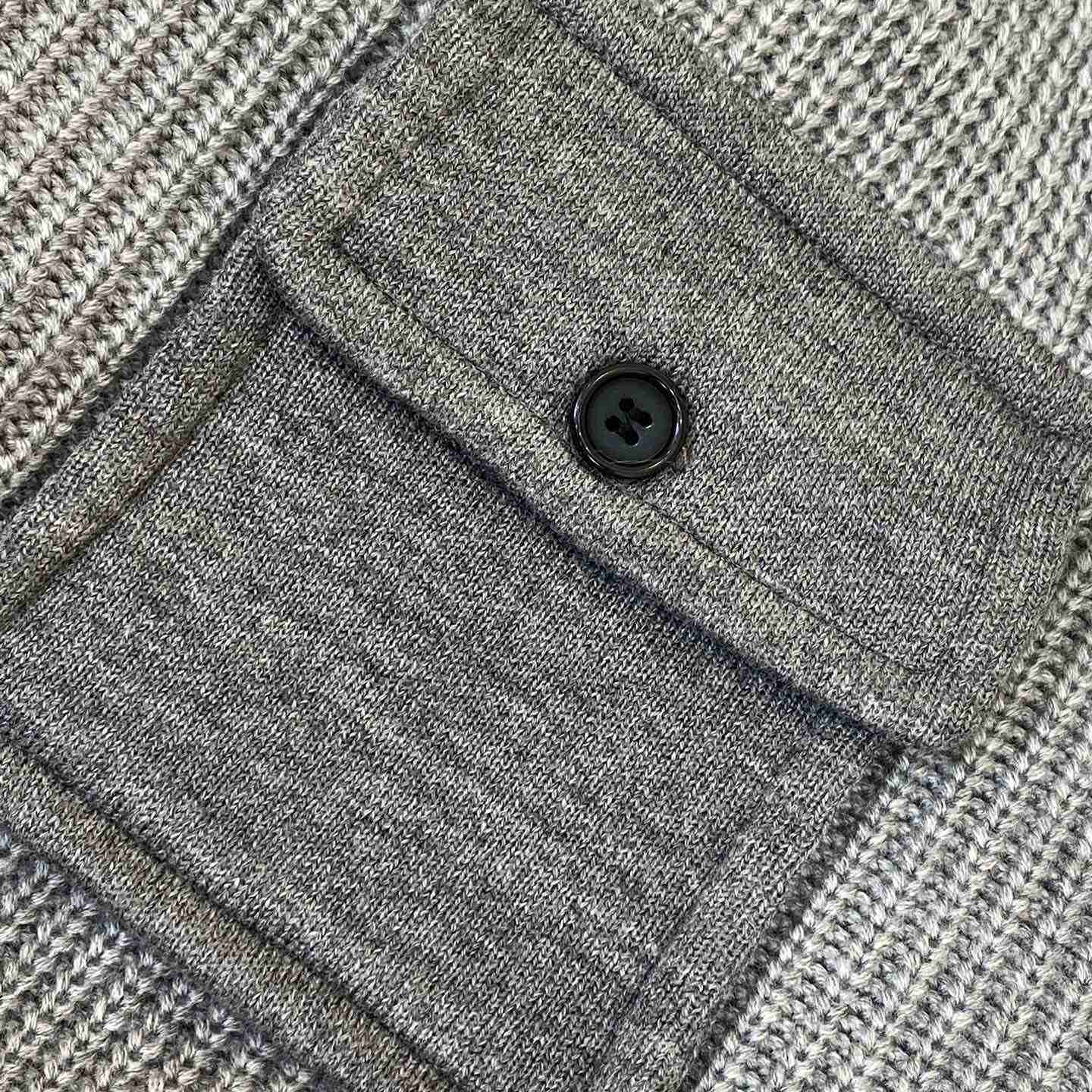 Thom Browne Fun-Mix Boiled Wool Stripe Workman's Jacket - DopestKickz
