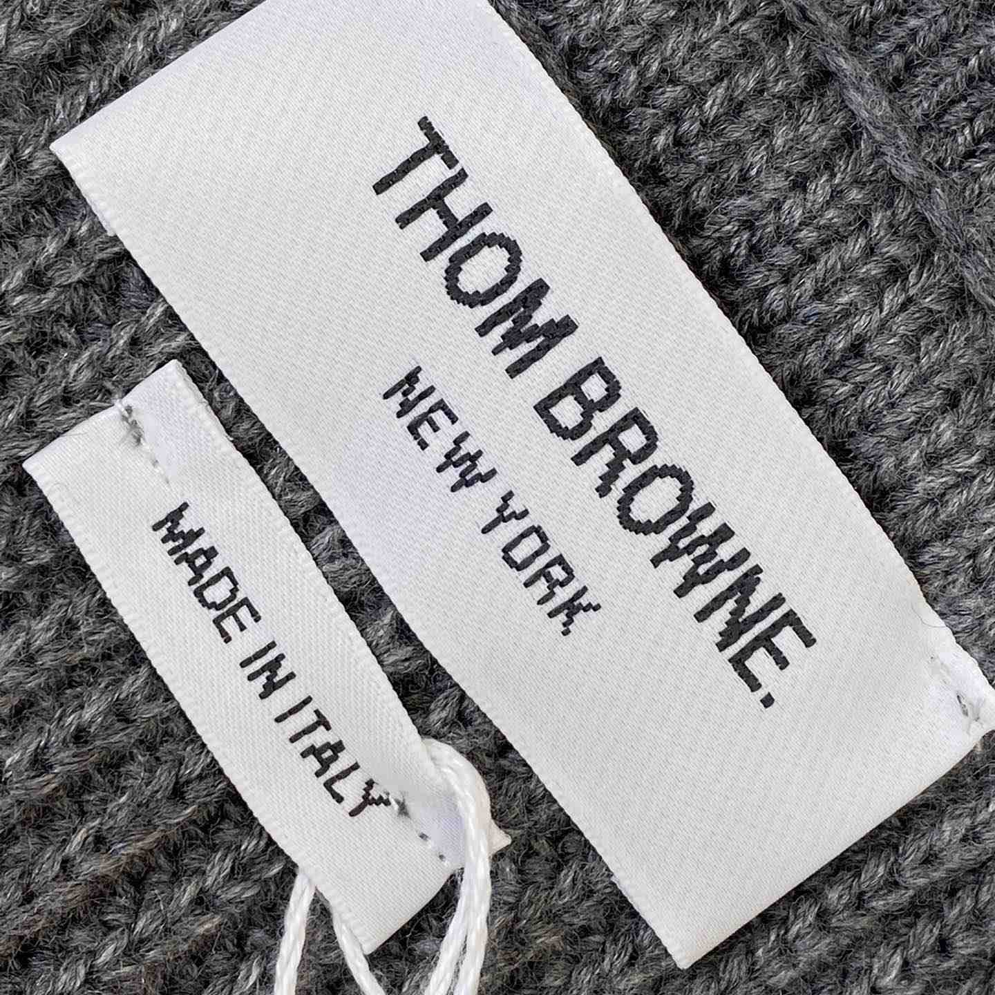 Thom Browne Fun-Mix Boiled Wool Stripe Workman's Jacket - DopestKickz