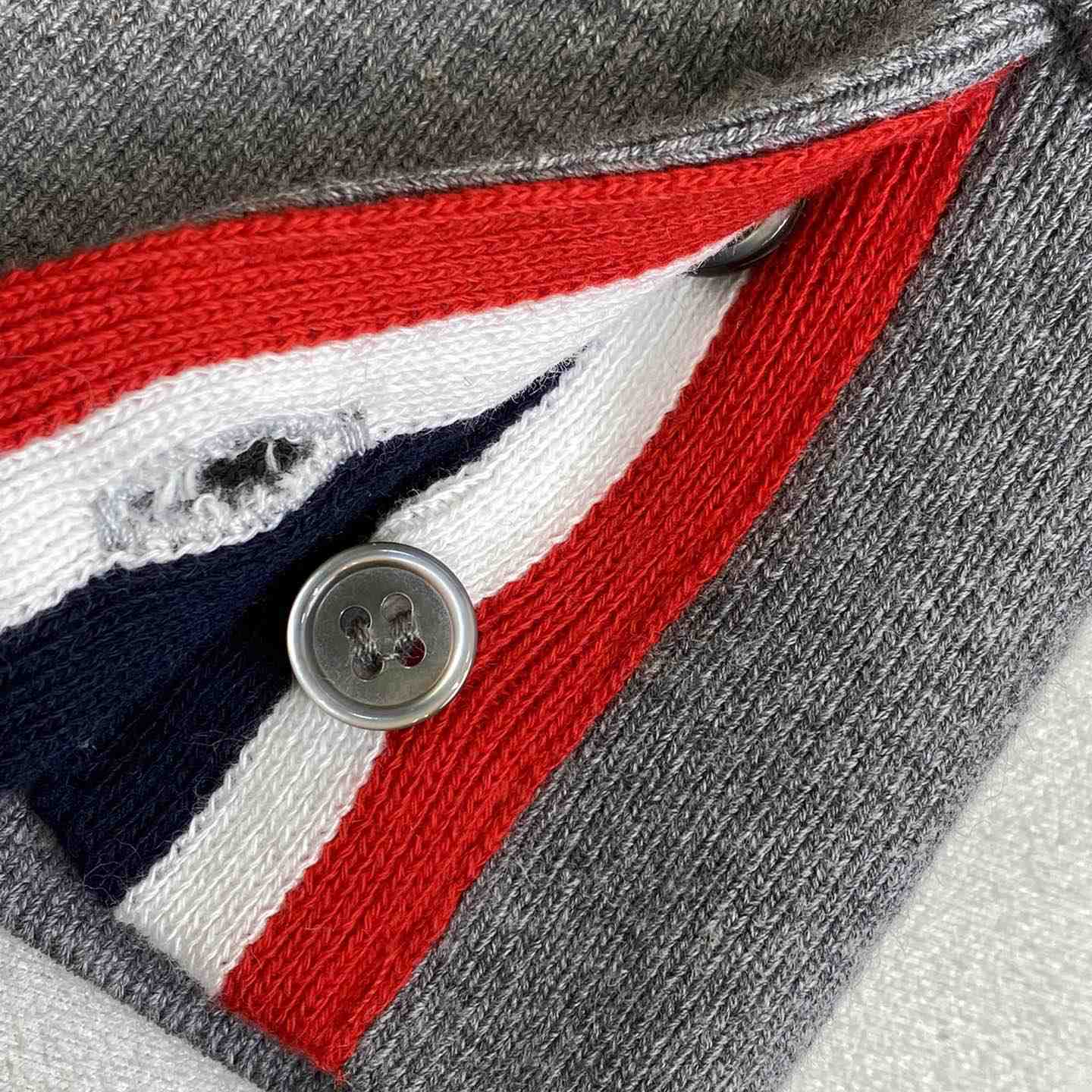 Thom Browne 4-Bar Zip-Up Cashmere Hoodie - DopestKickz