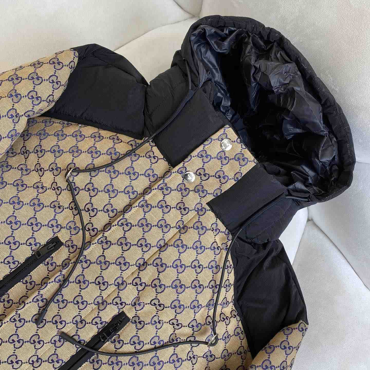 Gucci GG Canvas Bomber Jacket - DopestKickz