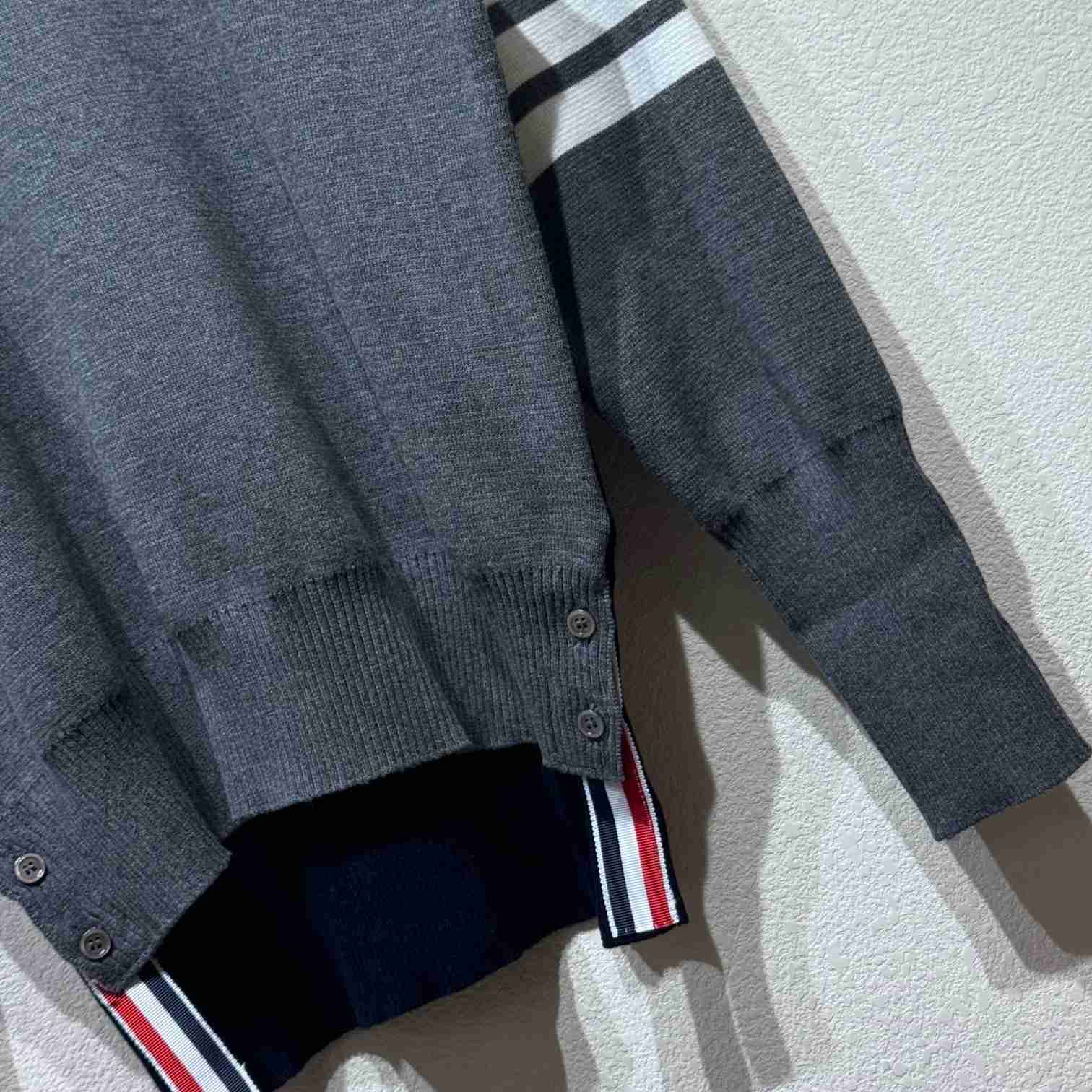 Thom Browne 4-Bar Knitted Sweater - DopestKickz