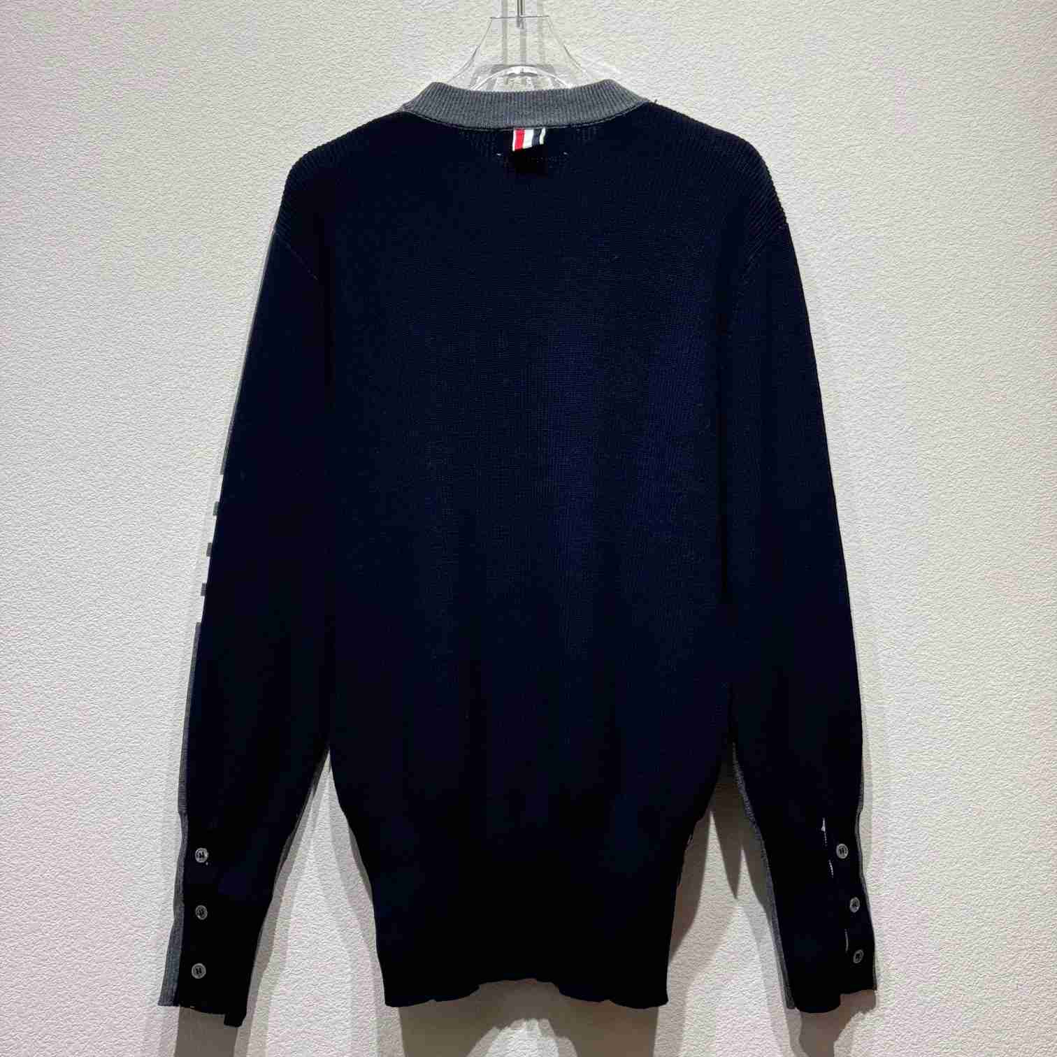 Thom Browne 4-Bar Knitted Sweater - DopestKickz