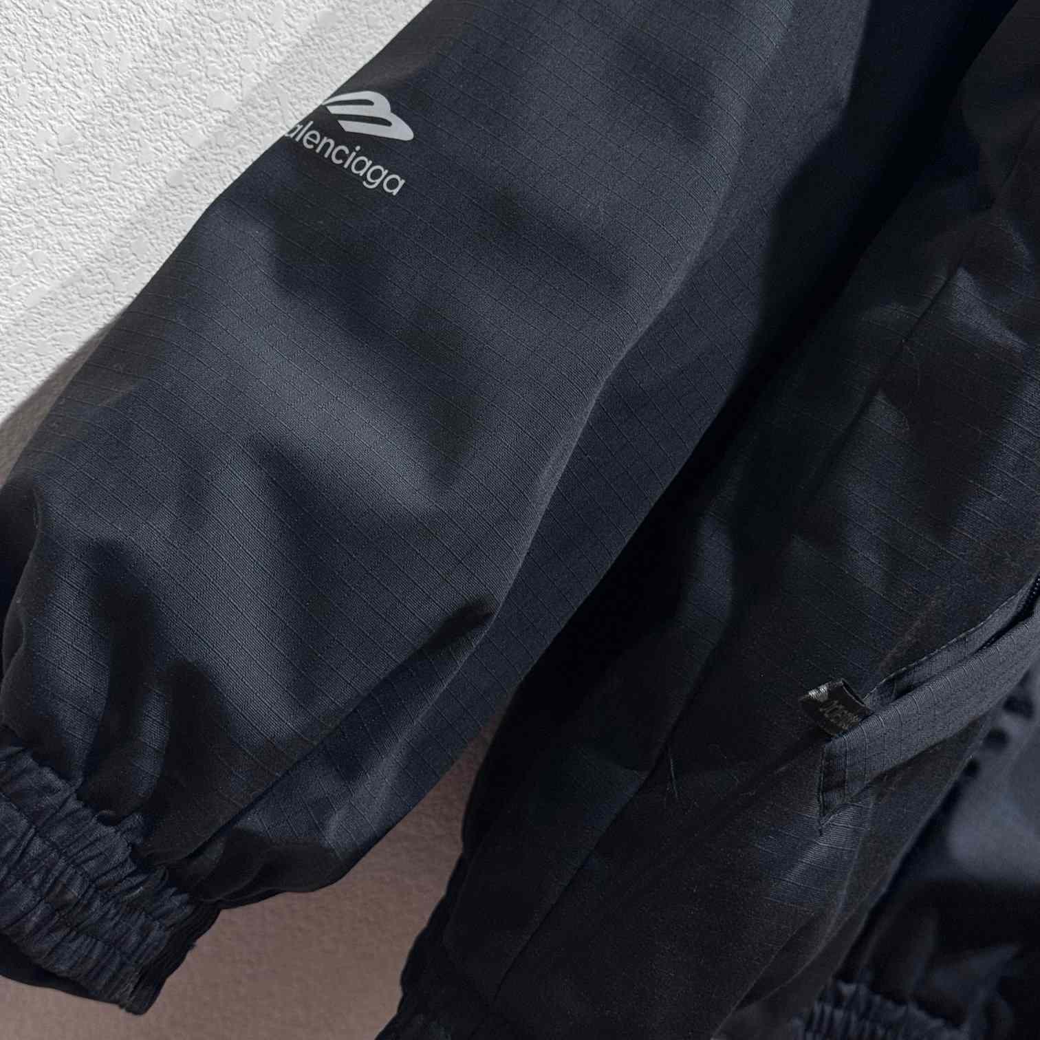 Balenciaga Black 3B Sports Icon Ski Jacket - DopestKickz