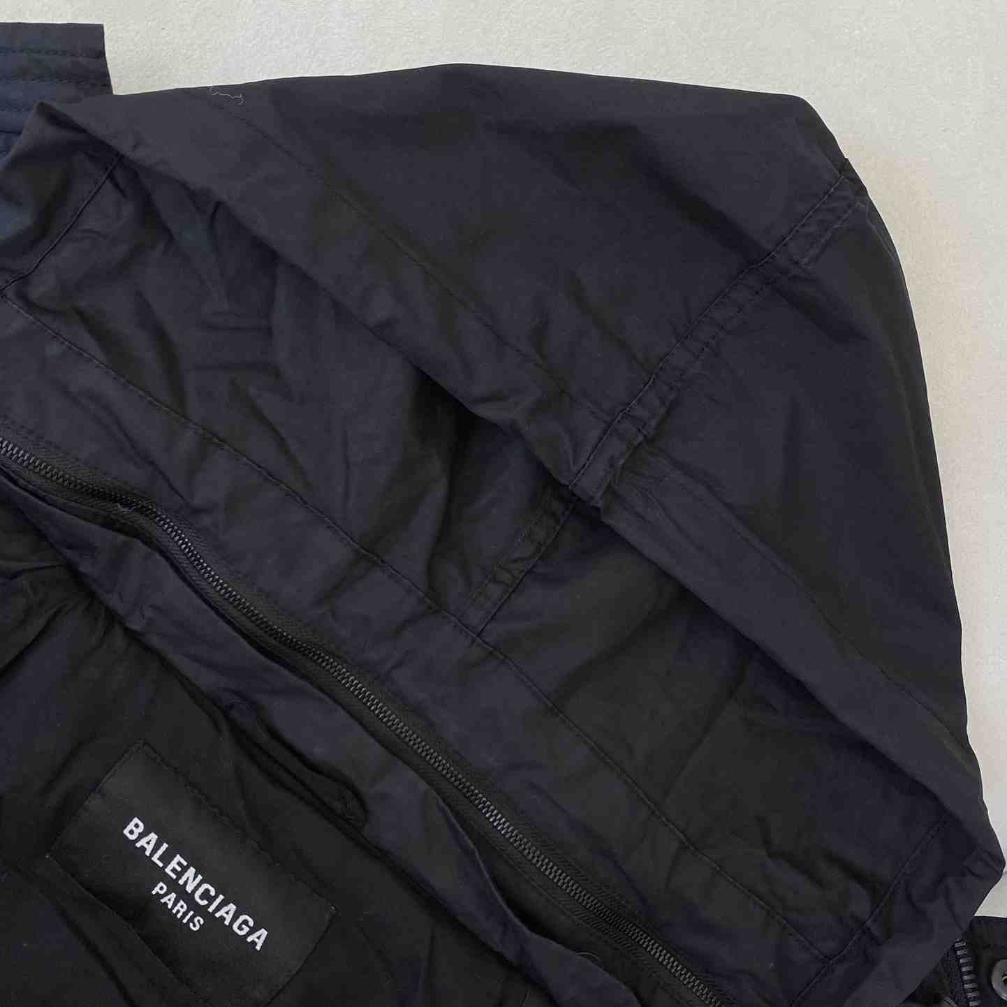 Balenciaga Logo-print Hooded Padded Jacket - DopestKickz