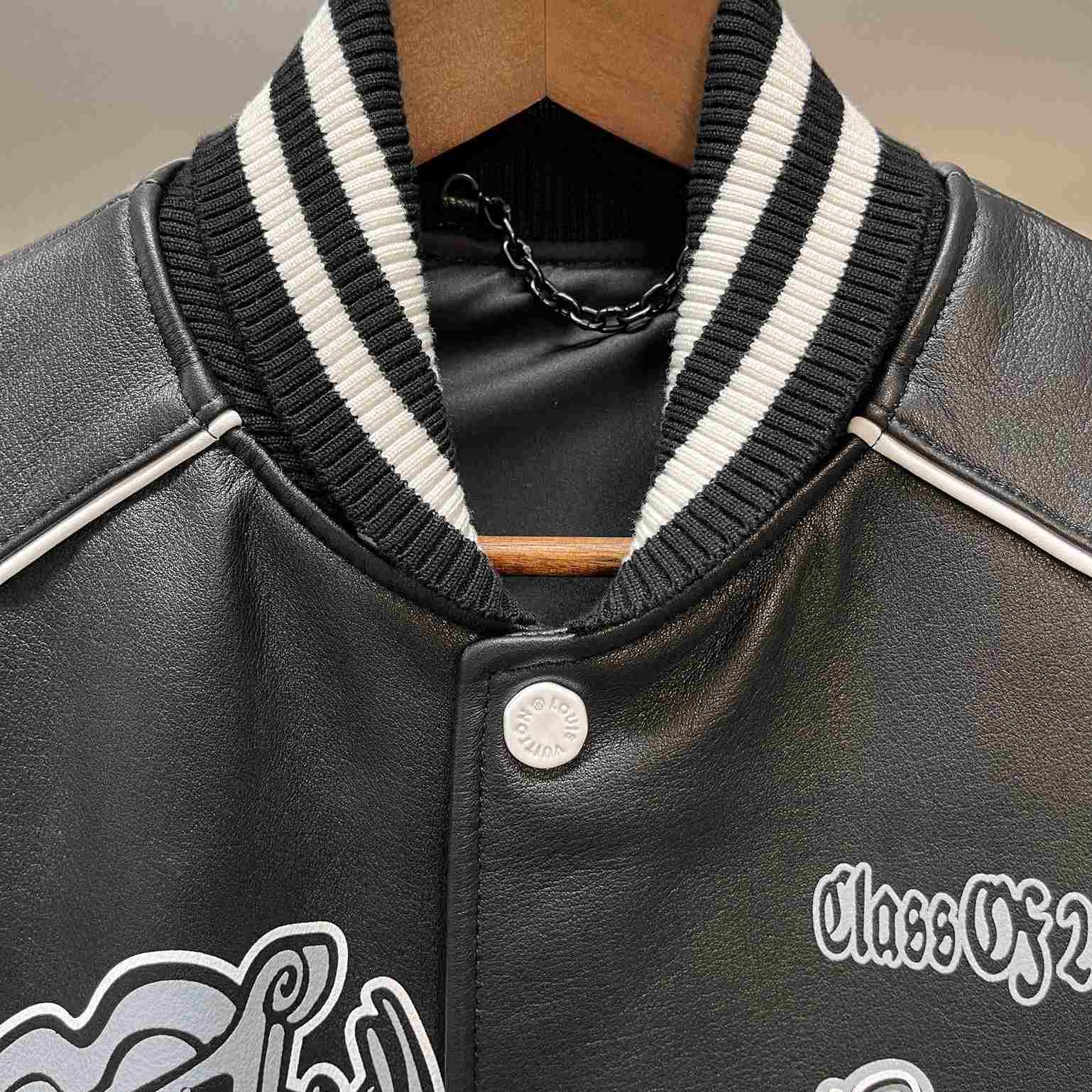 Louis Vuitton Leather Jacket - DopestKickz