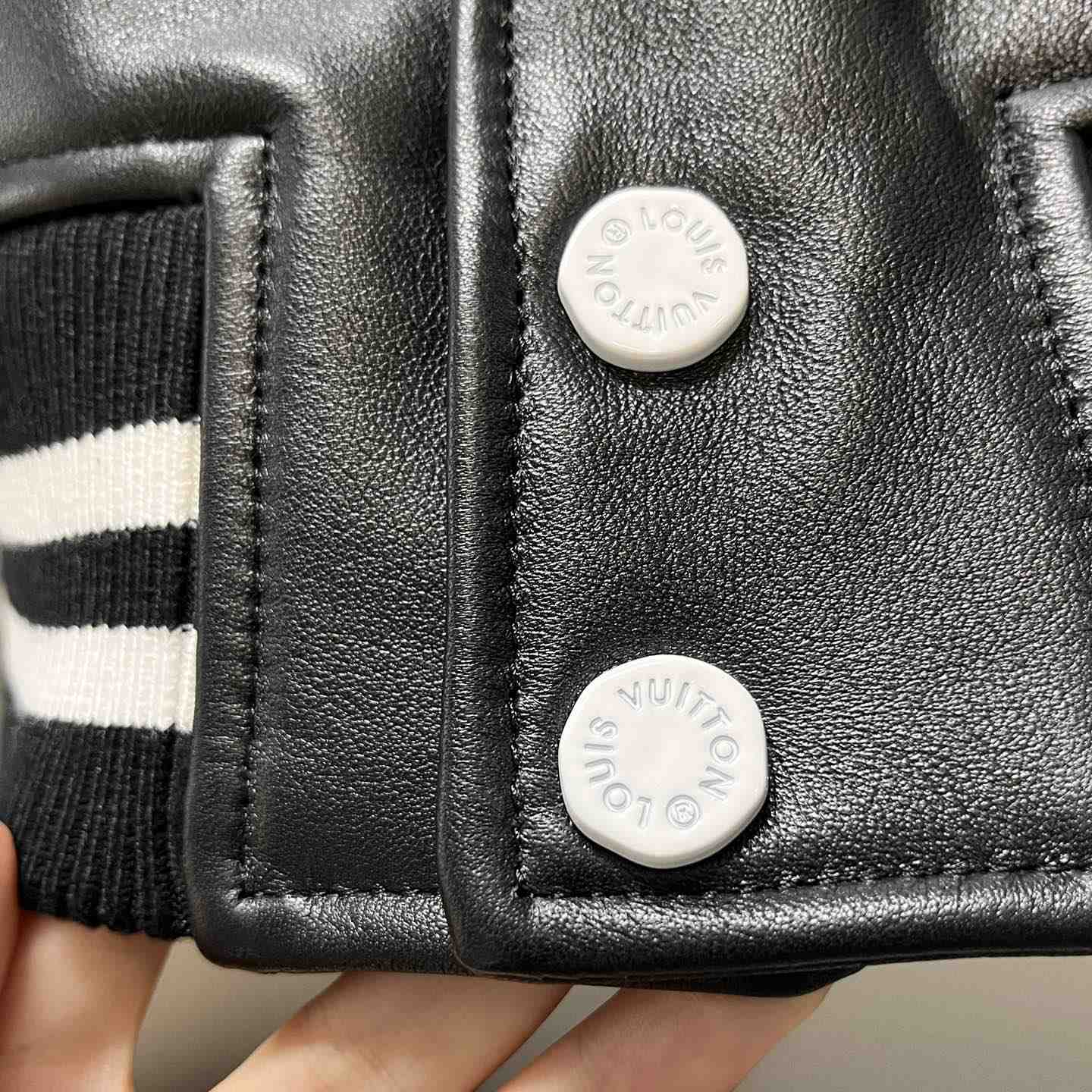 Louis Vuitton Leather Jacket - DopestKickz