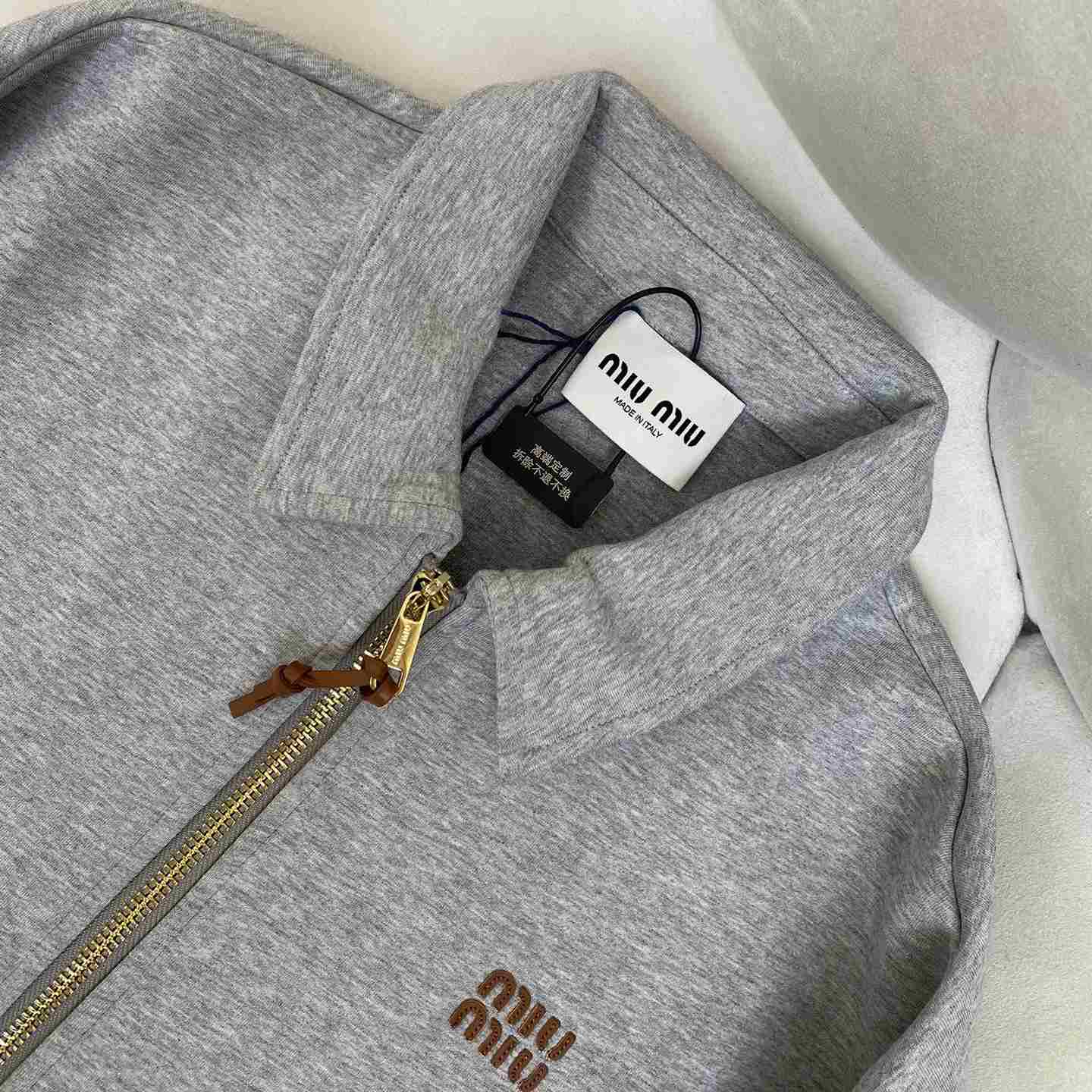 Miu Miu Jersey Blouson Jacket - DopestKickz