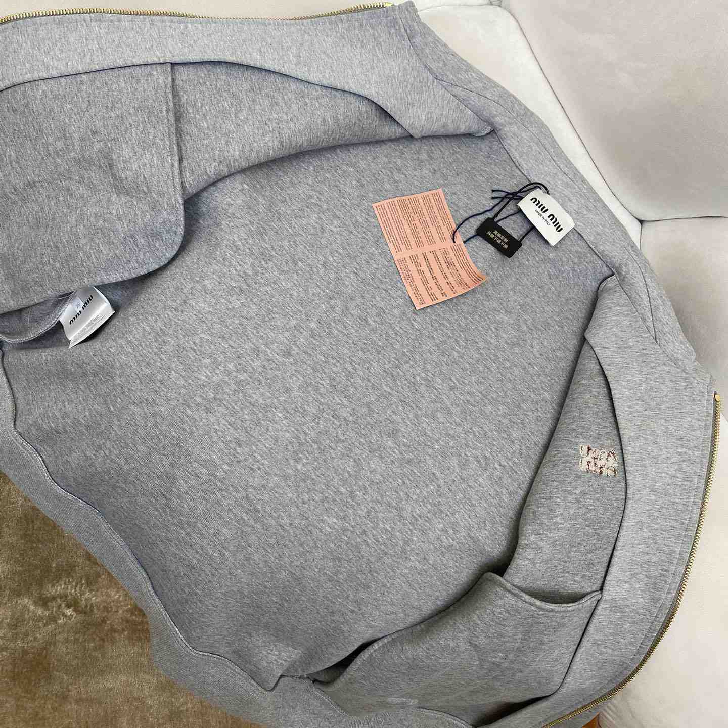 Miu Miu Jersey Blouson Jacket - DopestKickz