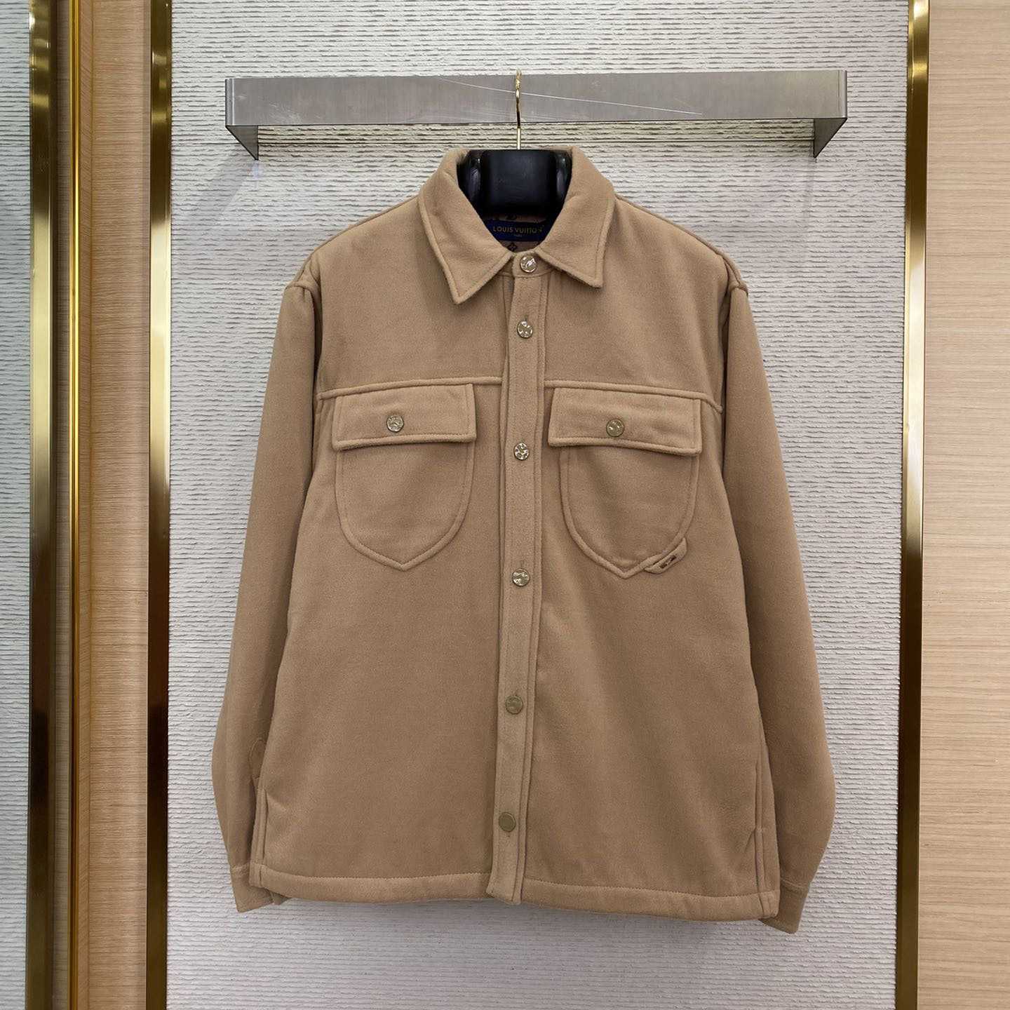 Louis Vuitton Double-Face Wool Blend Overshirt  1AFA59 - DopestKickz