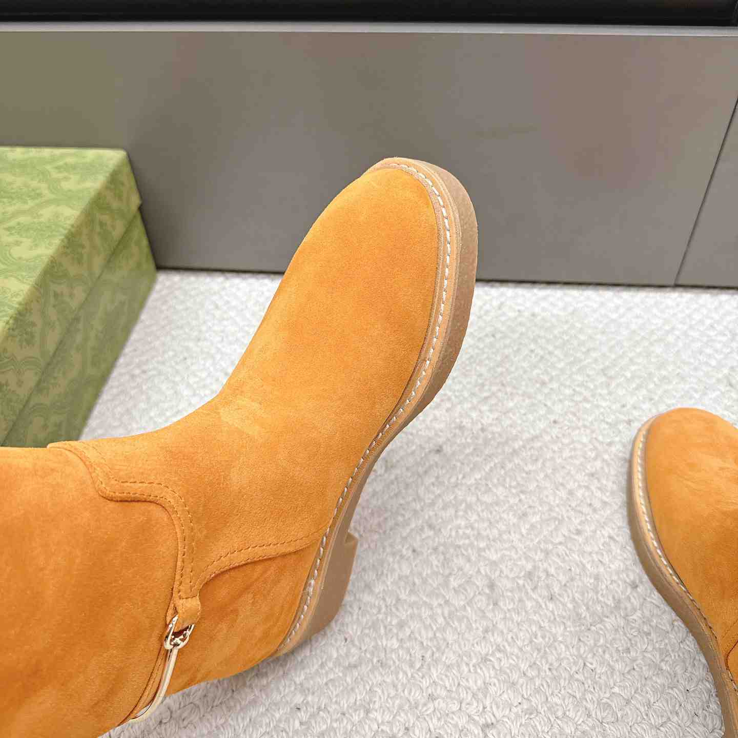 Gucci Women's Slim Horsebit Boot - DopestKickz