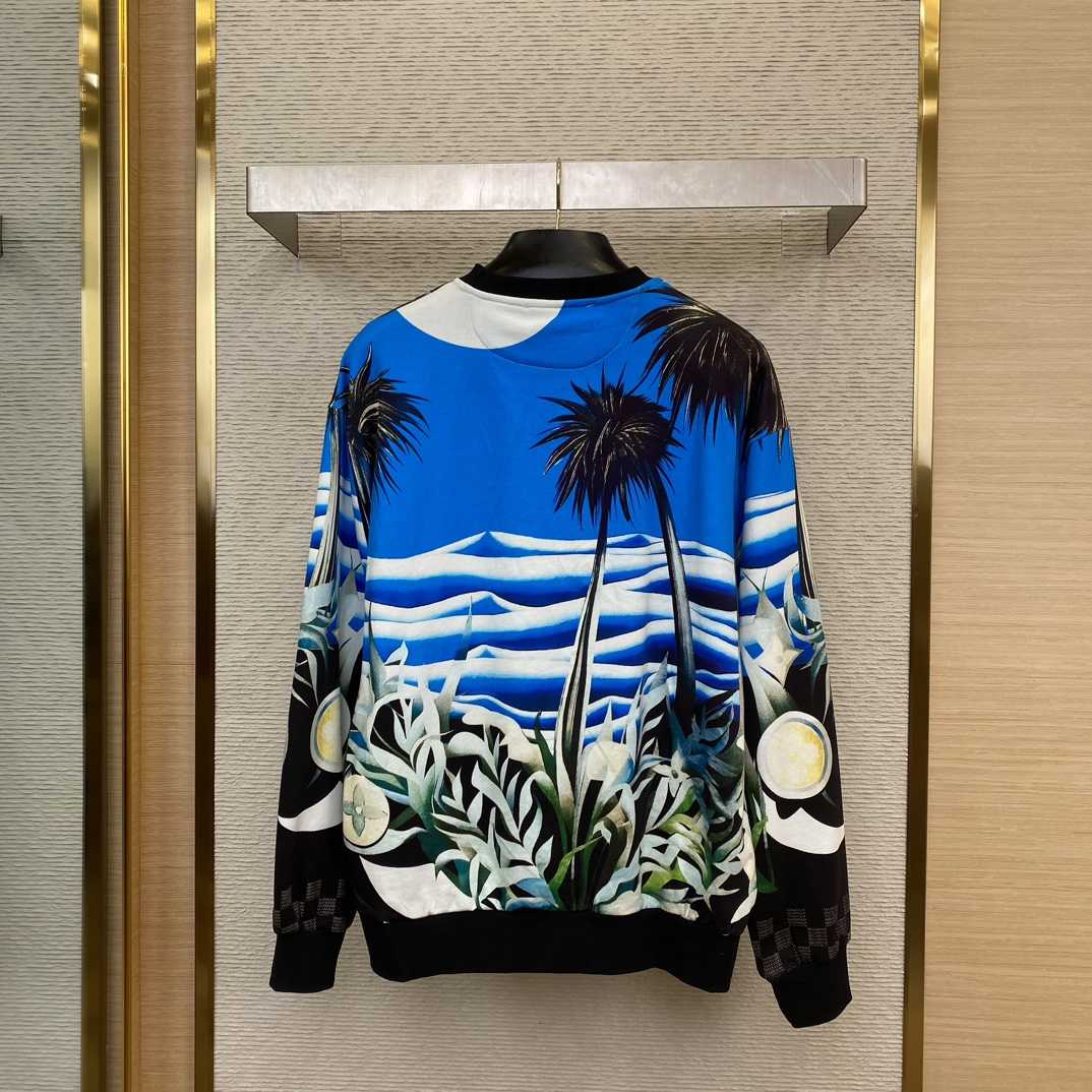Louis Vuitton Printed Technical Cotton Sweatshirt   1AFR72 - DopestKickz