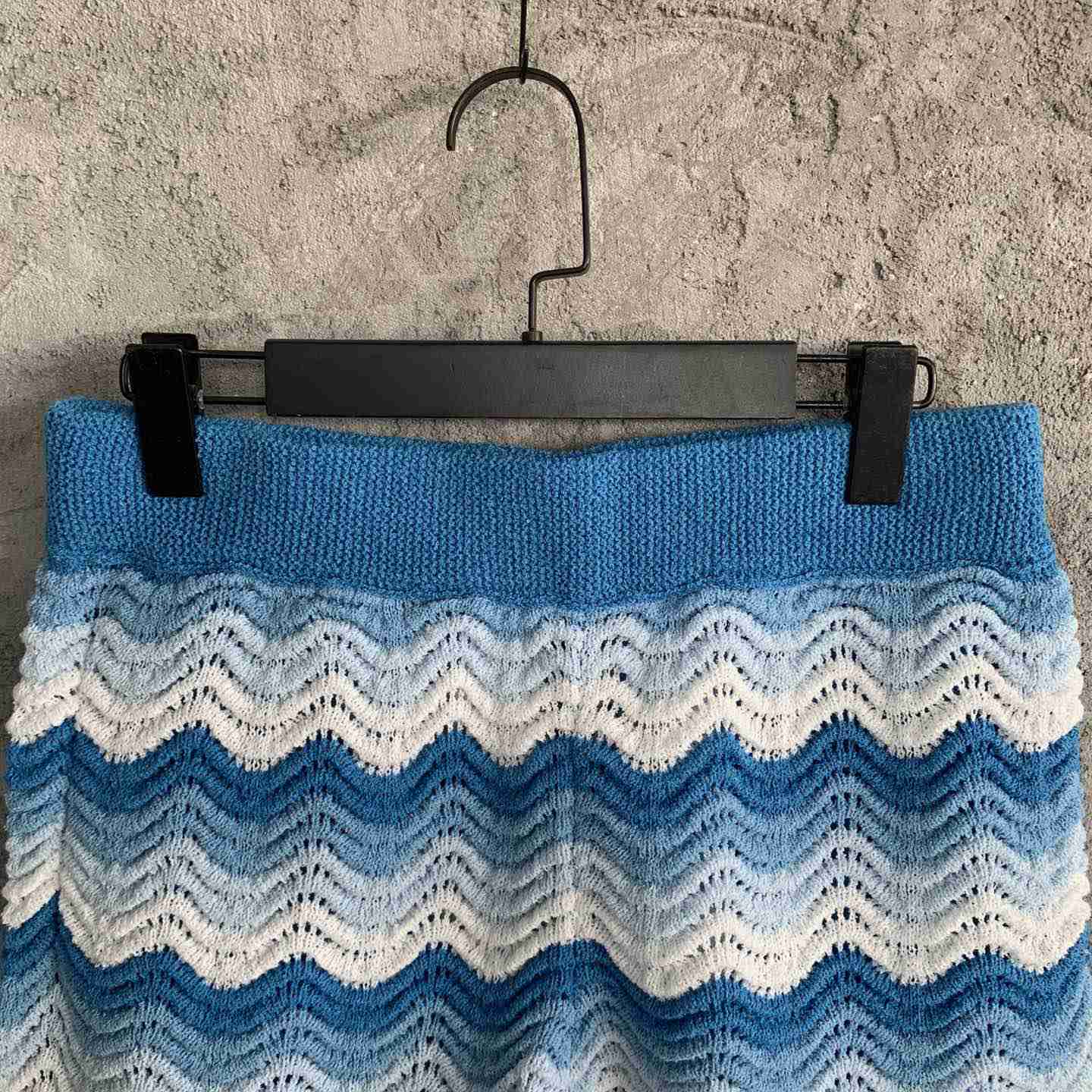 Casablanca Blue Wavy Shorts - DopestKickz