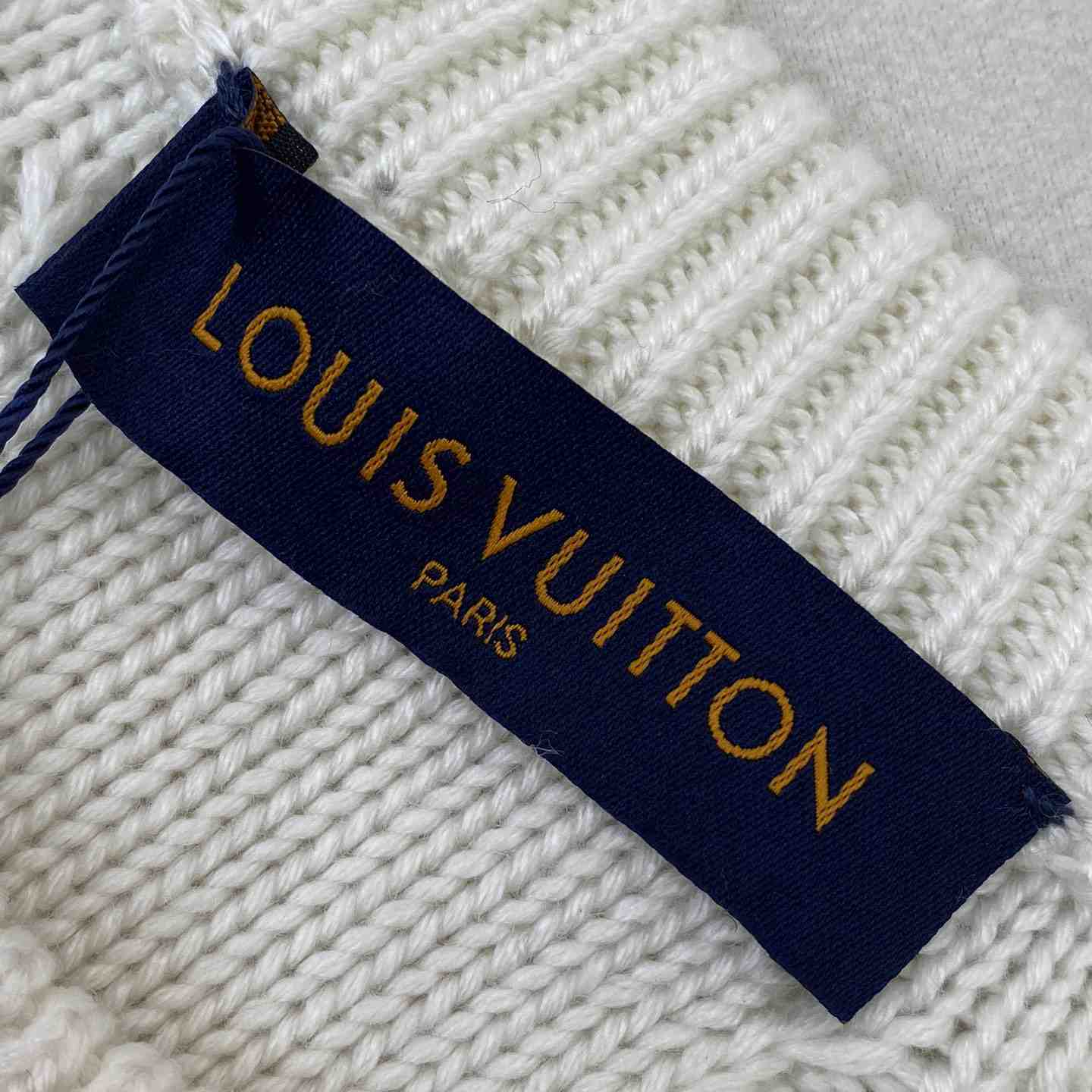 Louis Vuitton Embellished Cable Knit Wool Blend Pullover   - DopestKickz
