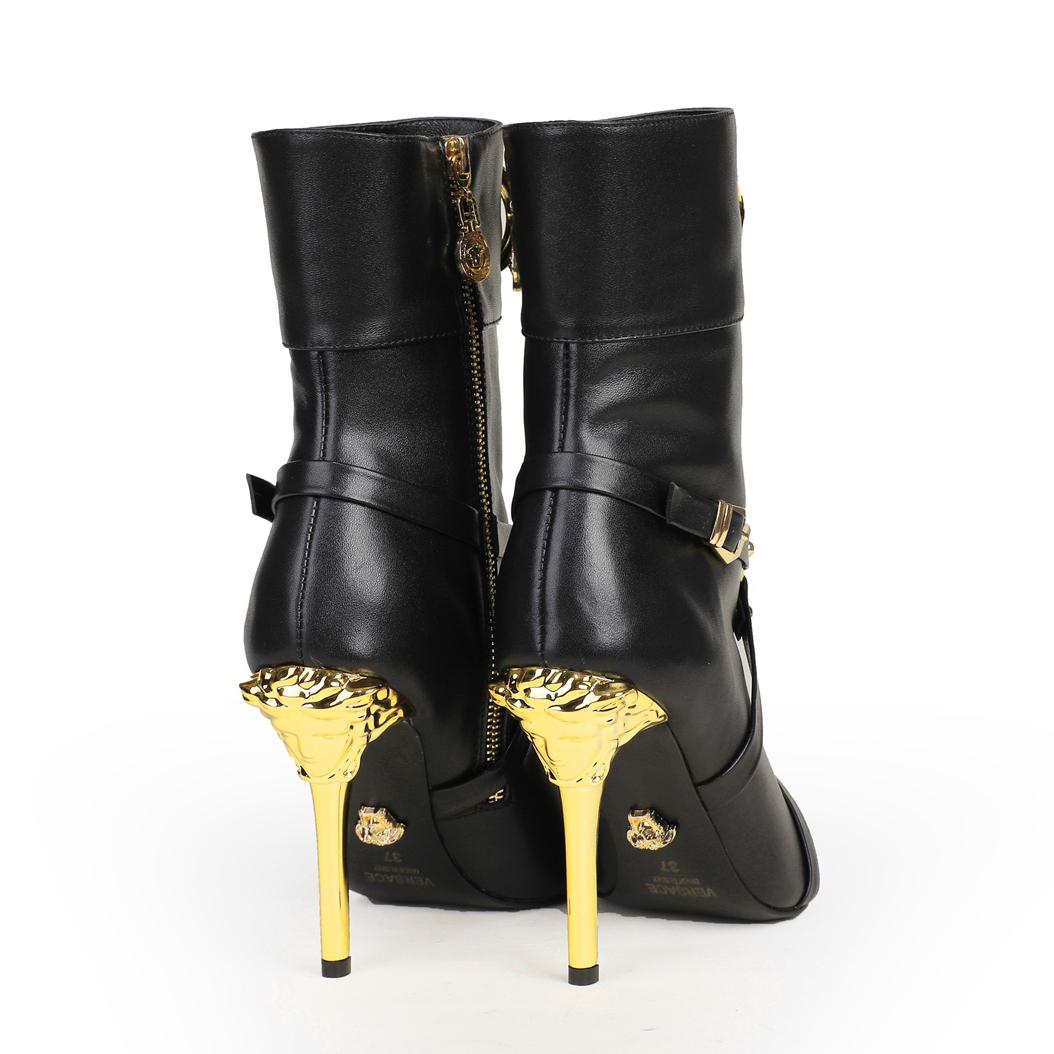 Versace Leather Ankle Boots - DopestKickz