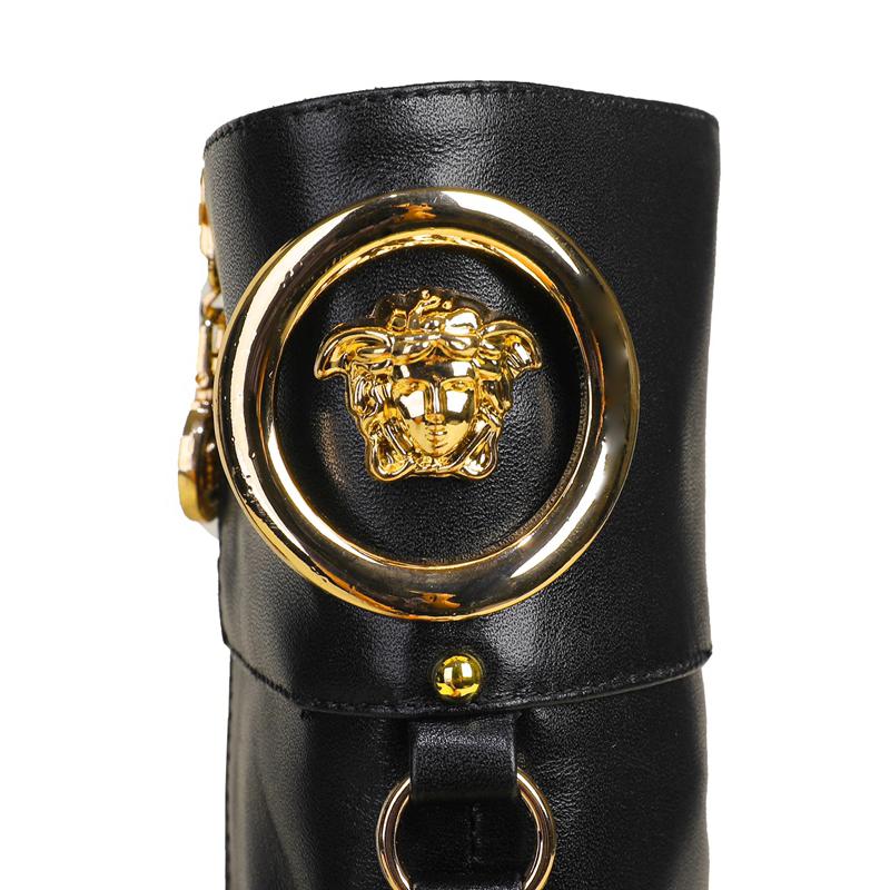 Versace Leather Ankle Boots - DopestKickz