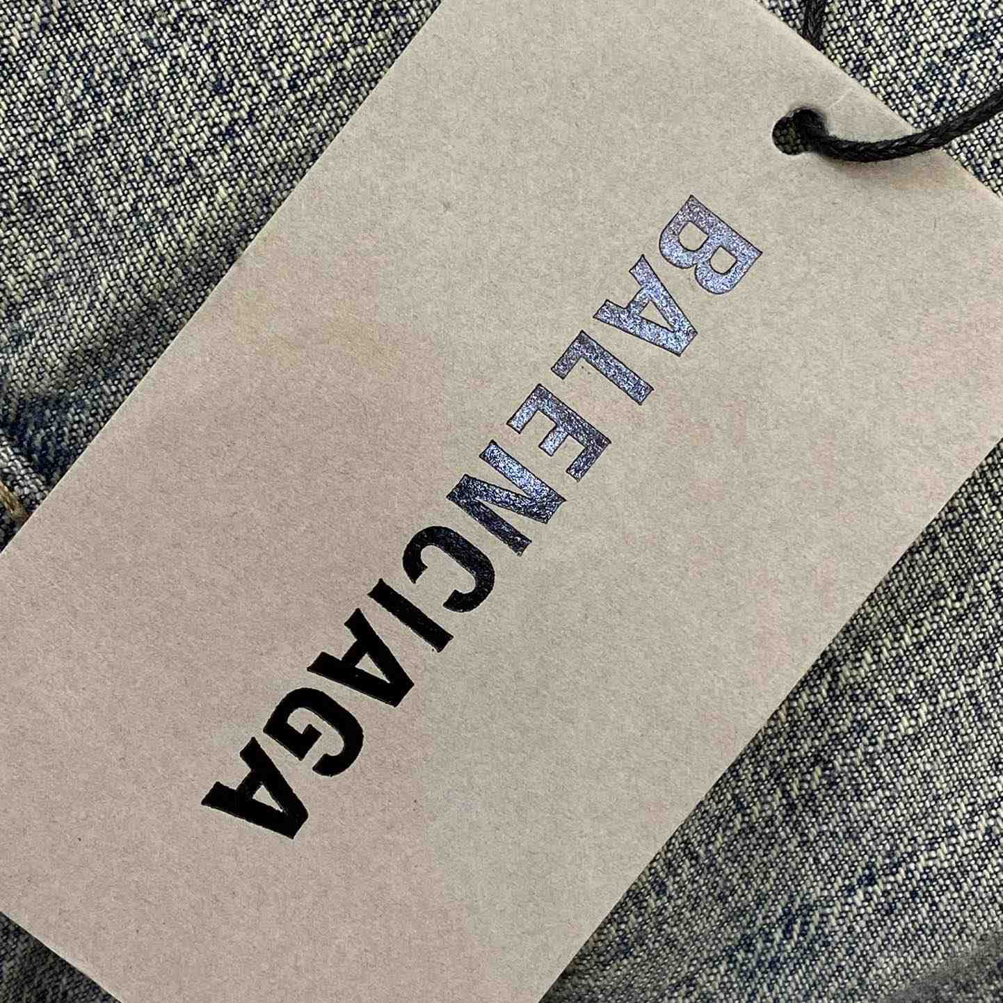 Balenciaga Y2K Oversized Jacket In Light Blue - DopestKickz