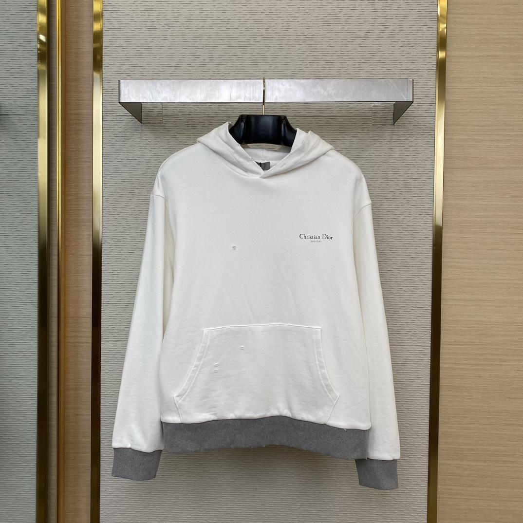Christian Dior Couture Hooded Lined Sweatshirt  - DopestKickz