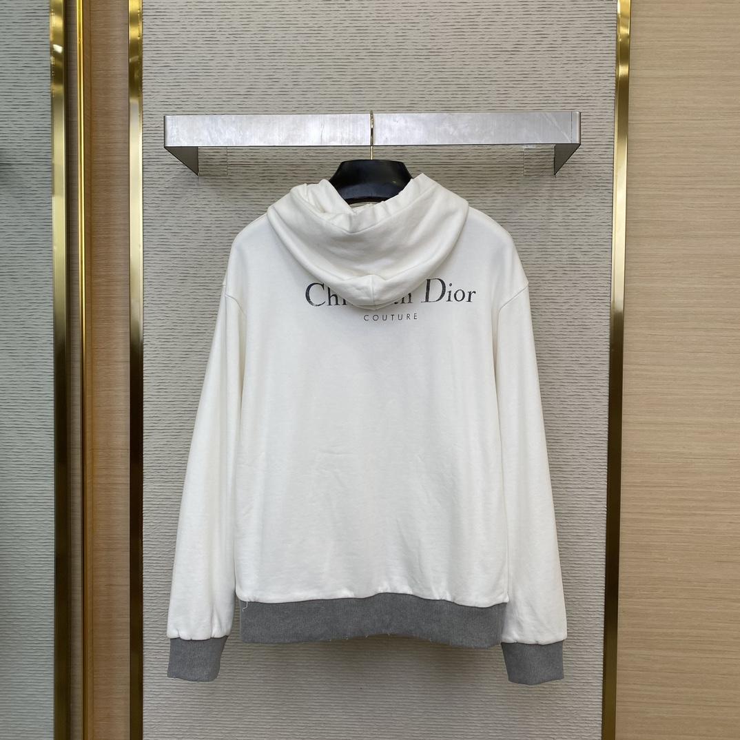 Christian Dior Couture Hooded Lined Sweatshirt  - DopestKickz