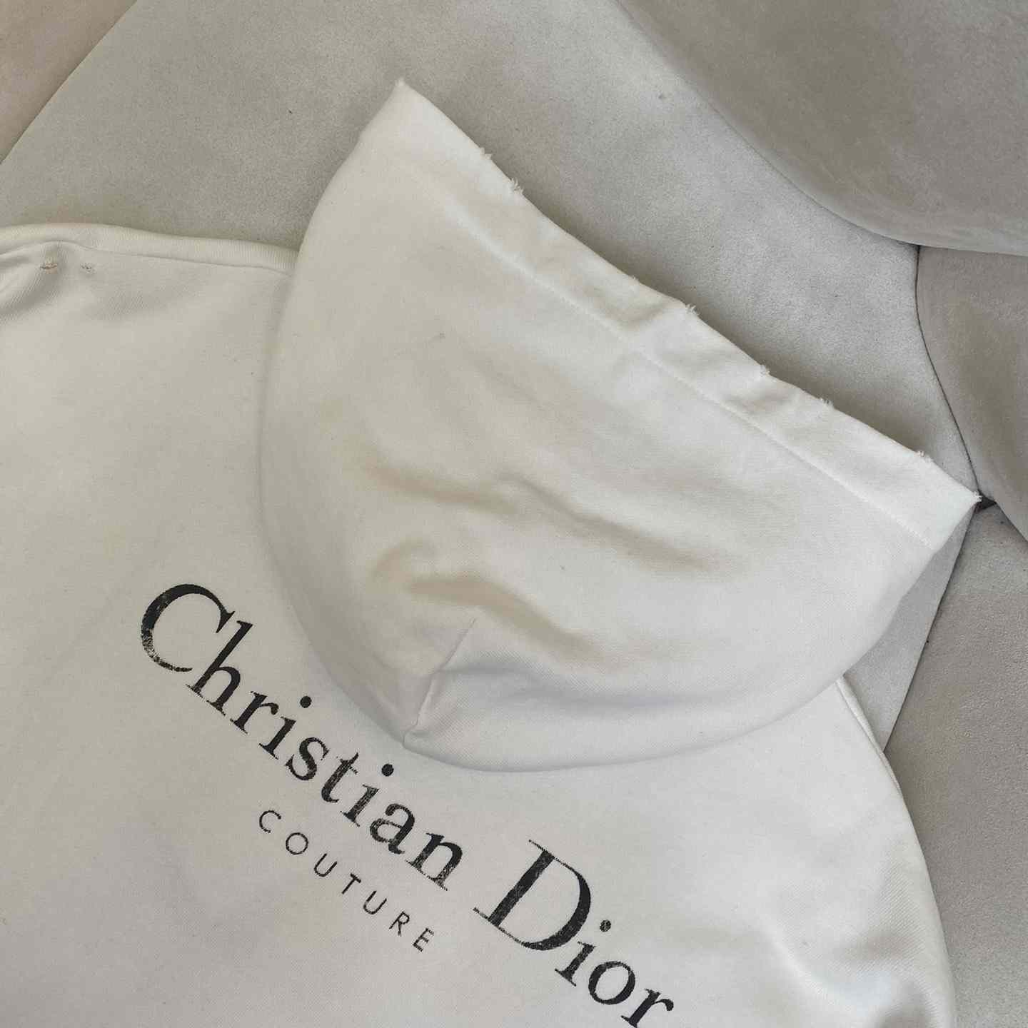 Christian Dior Couture Hooded Lined Sweatshirt  - DopestKickz