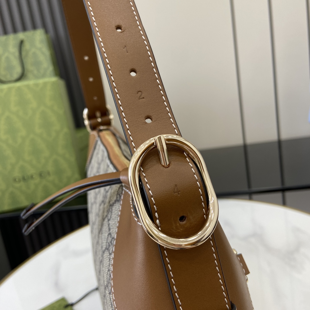 Gucci GG Emblem Large Shoulder Bag - DopestKickz