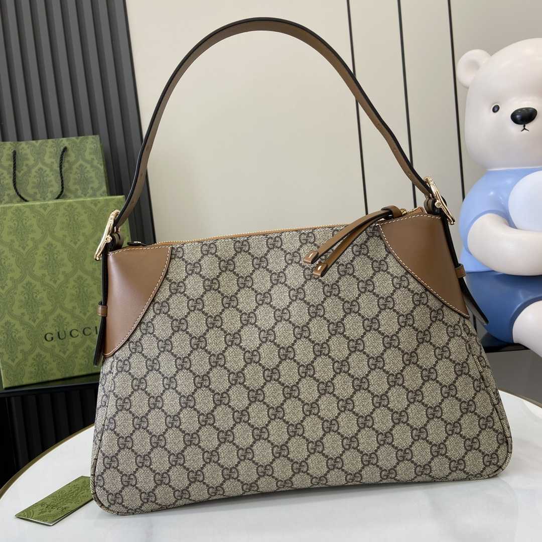 Gucci GG Emblem Large Shoulder Bag - DopestKickz