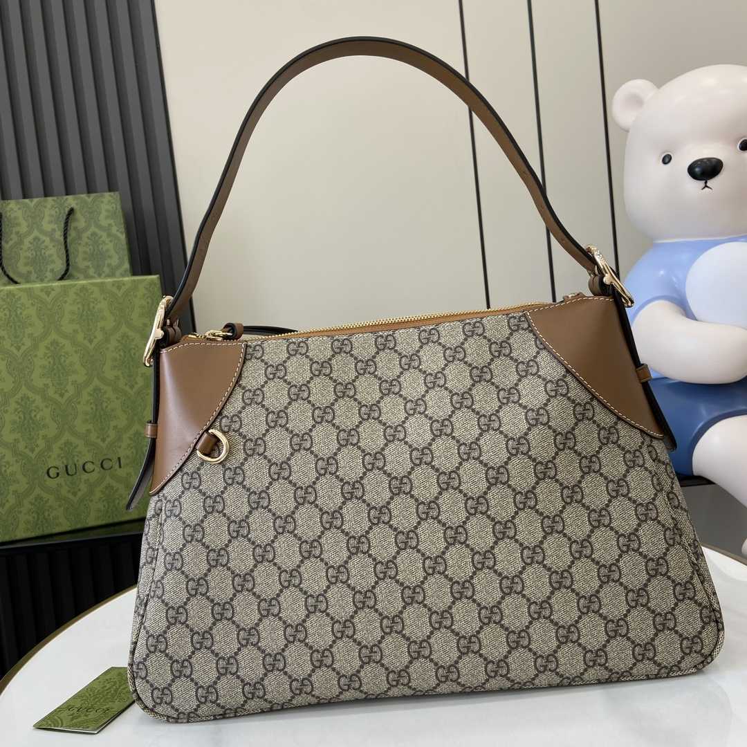 Gucci GG Emblem Large Shoulder Bag - DopestKickz