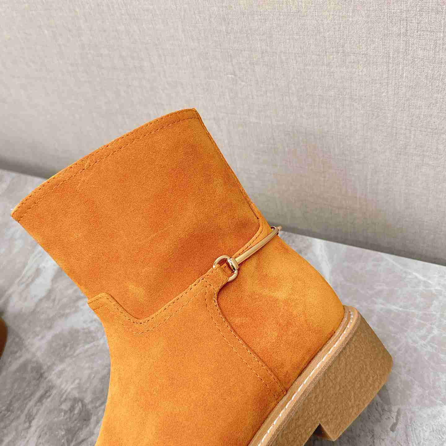 Gucci Women's Slim Horsebit Ankle Boot - DopestKickz