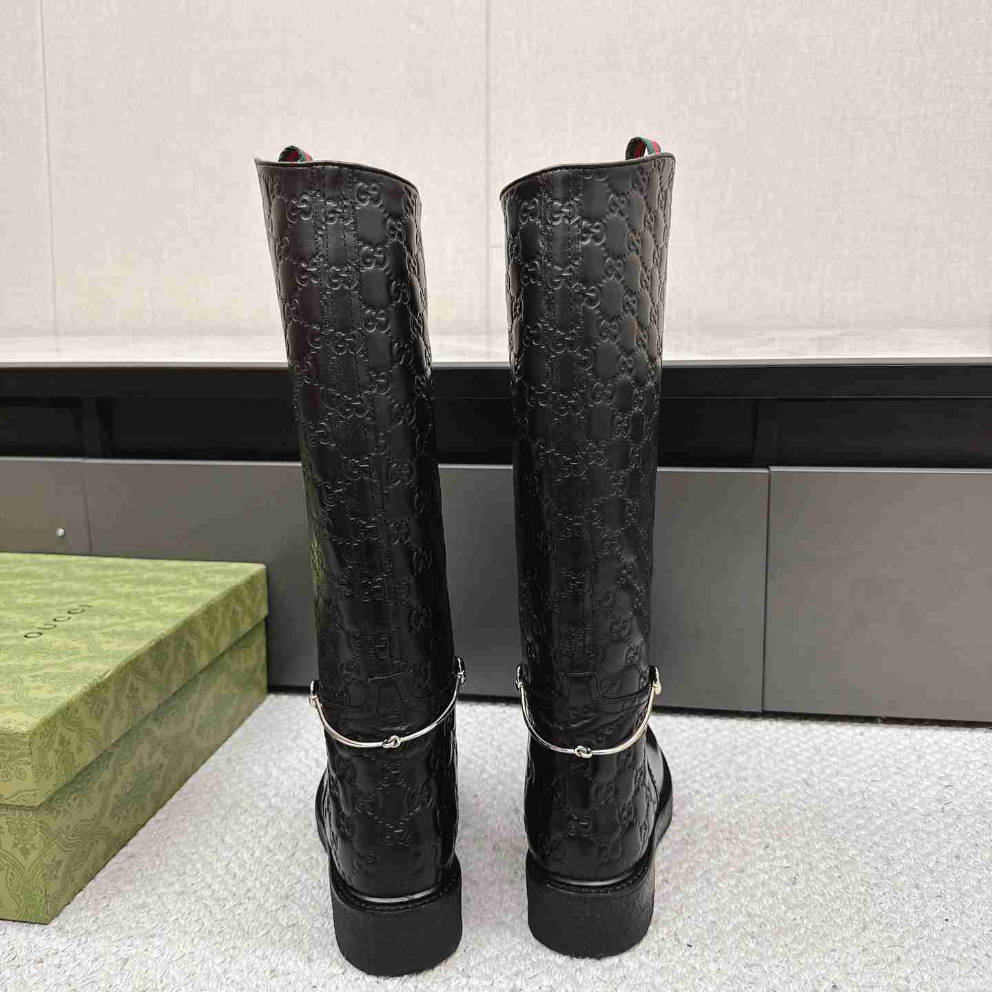 Gucci Women's Slim Horsebit Boot - DopestKickz
