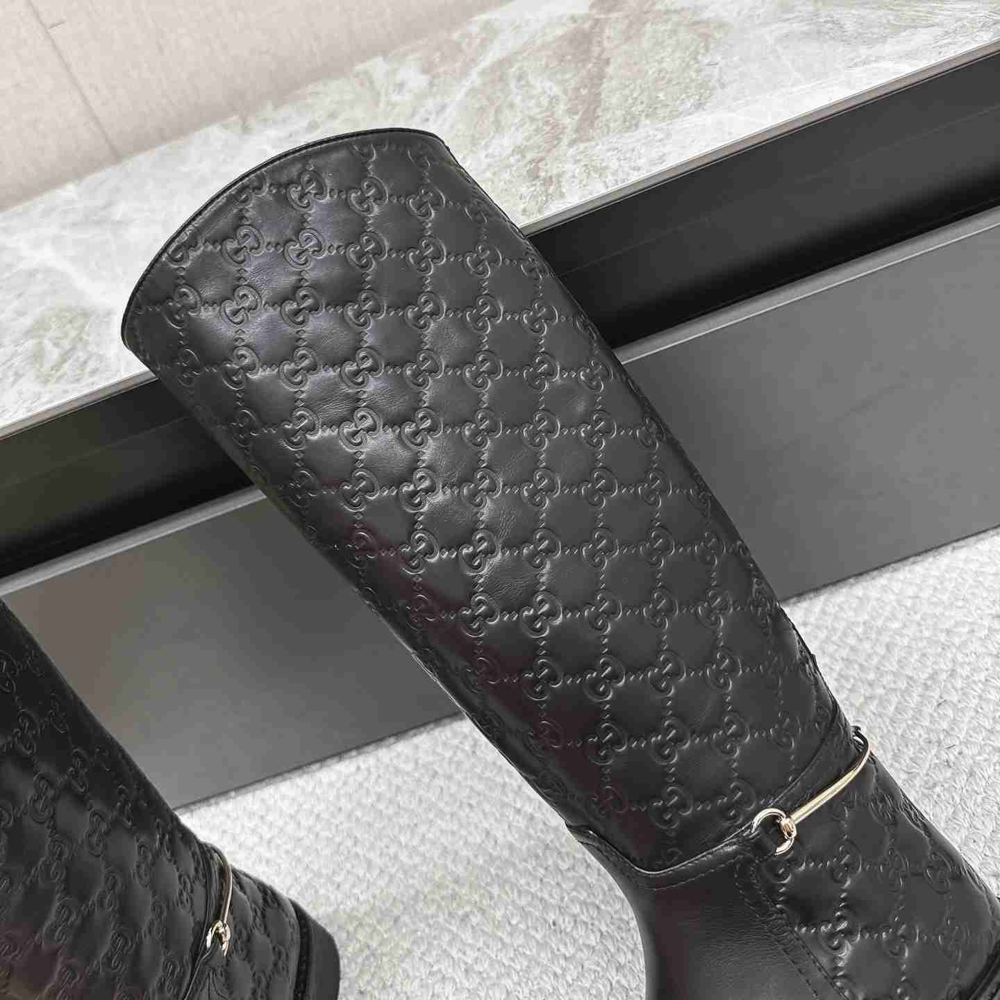 Gucci Women's Slim Horsebit Boot - DopestKickz