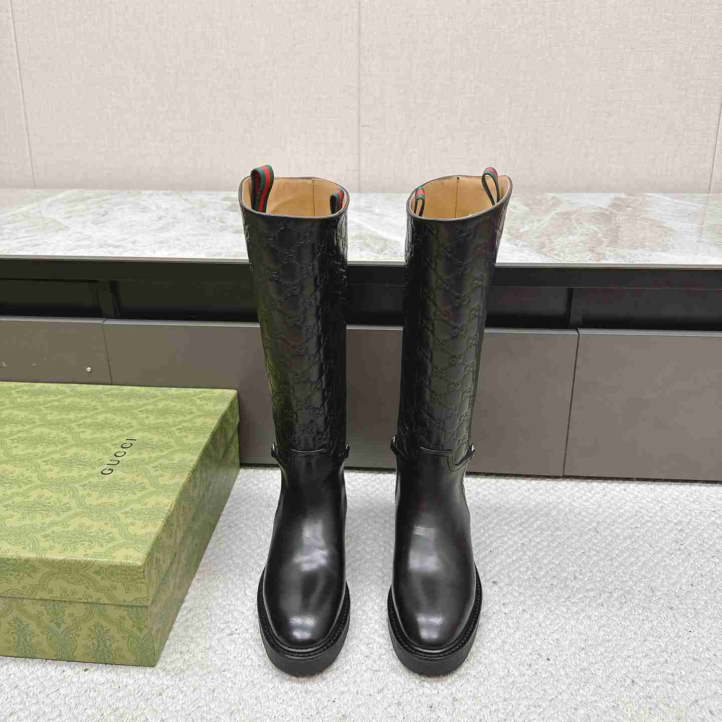 Gucci Women's Slim Horsebit Boot - DopestKickz