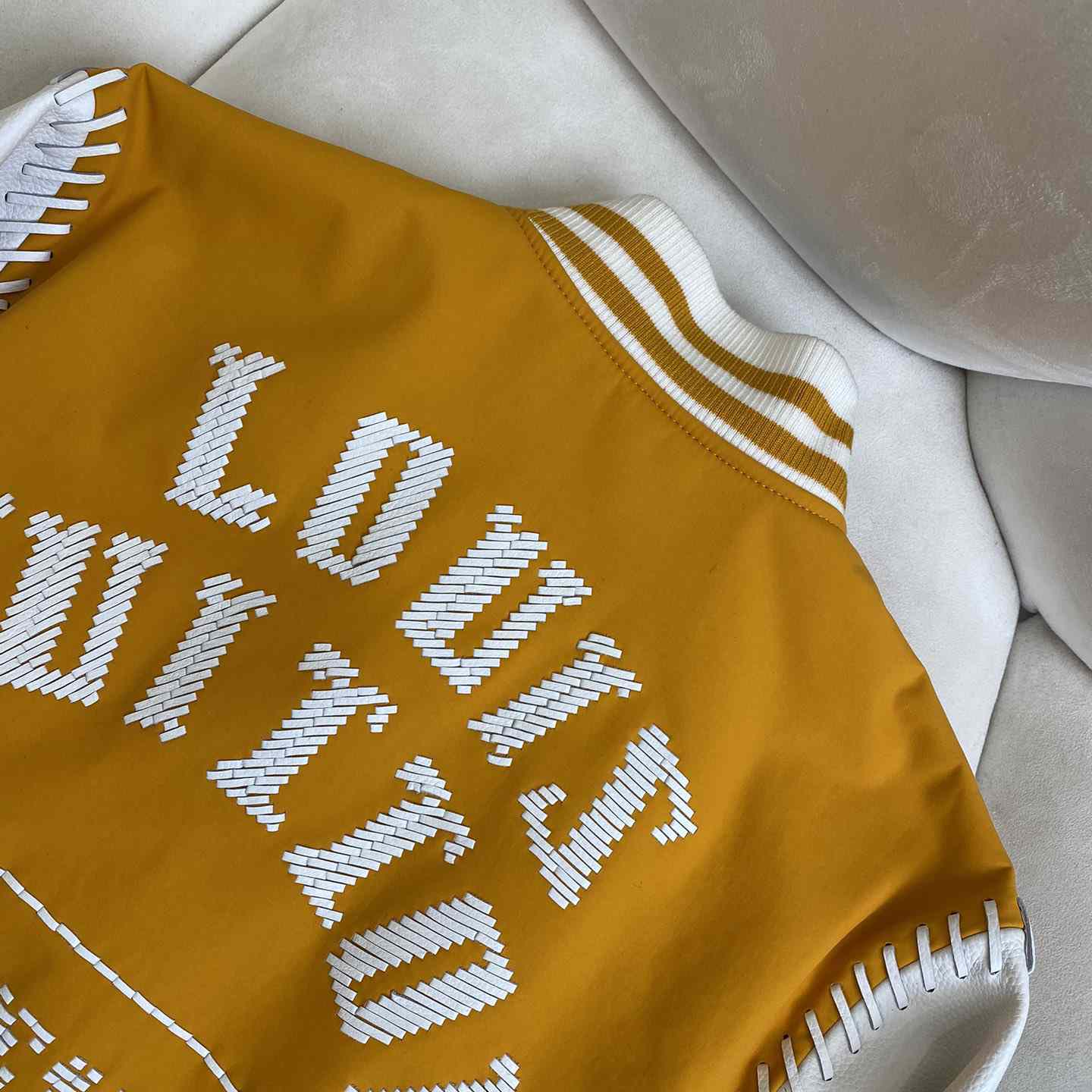 Louis Vuitton Embroidered Varsity Blouson   1AFXDF - DopestKickz