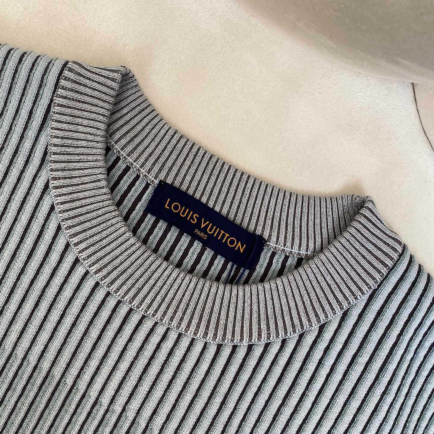 Louis Vuitton LV x Park Seo-Bo Jacquard Cotton Crewneck   - DopestKickz