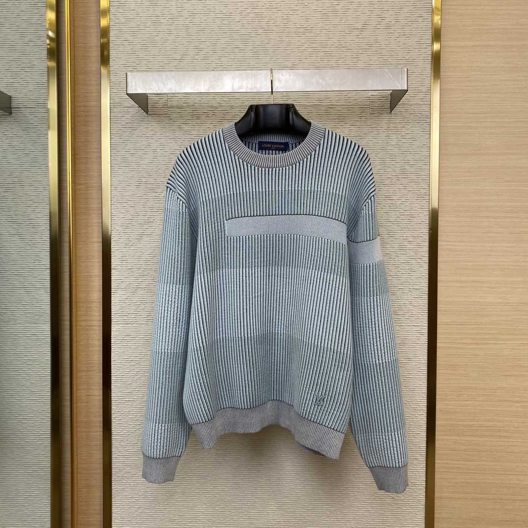 Louis Vuitton LV x Park Seo-Bo Jacquard Cotton Crewneck   - DopestKickz