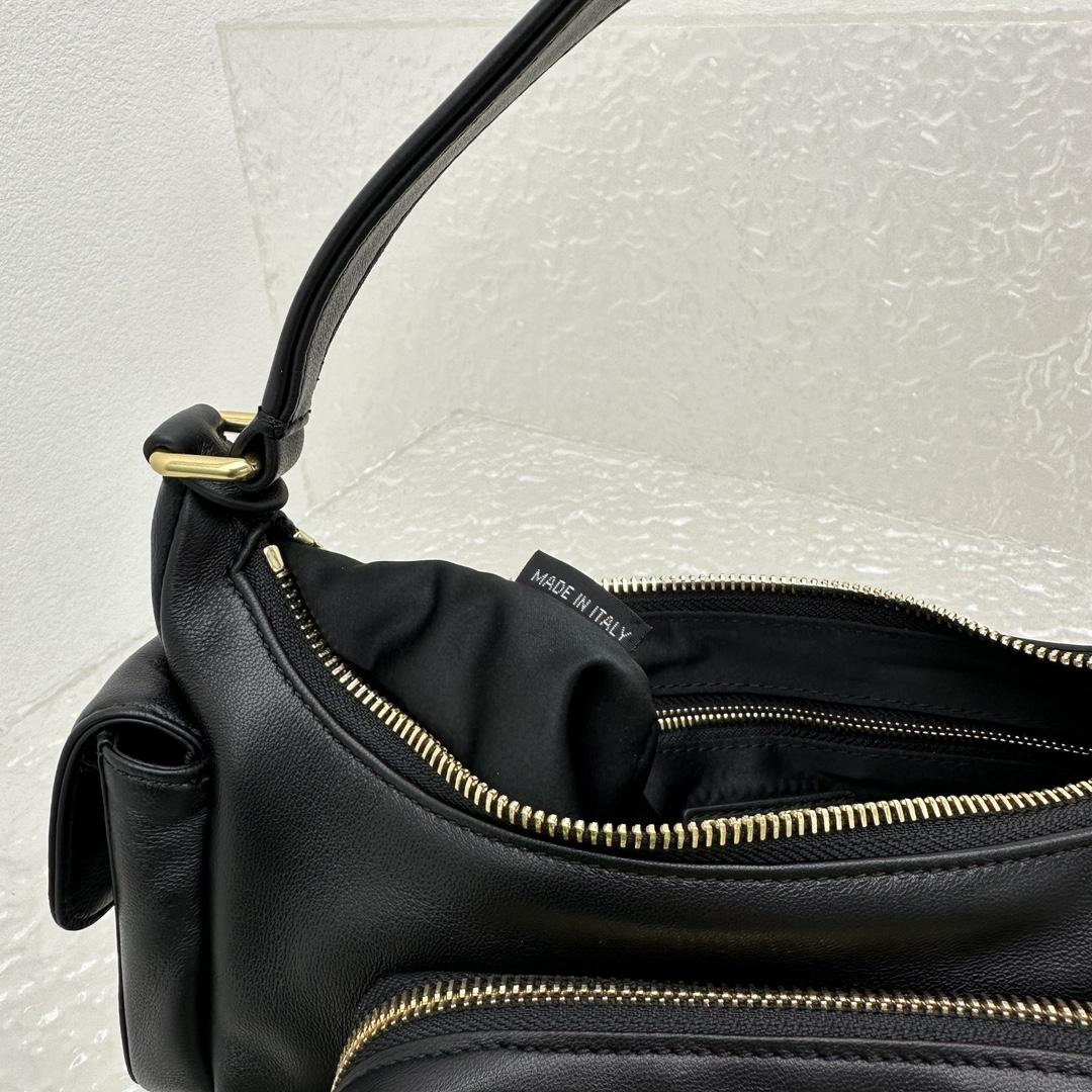 Miu Miu Nappa Leather Pocket Bag (21-12-6cm) - DopestKickz