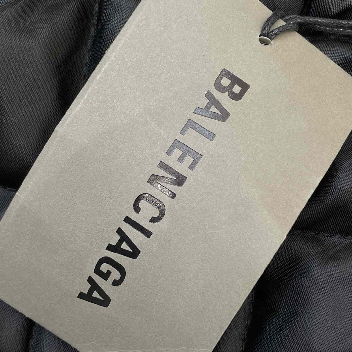 Balenciaga Unity Destroyed Bomber Jacket Black - DopestKickz