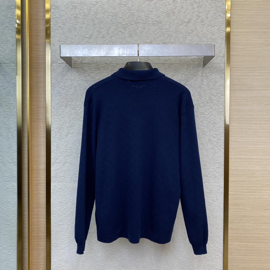 Louis Vuitton Monogram Pointelle Cotton Overshirt - DopestKickz