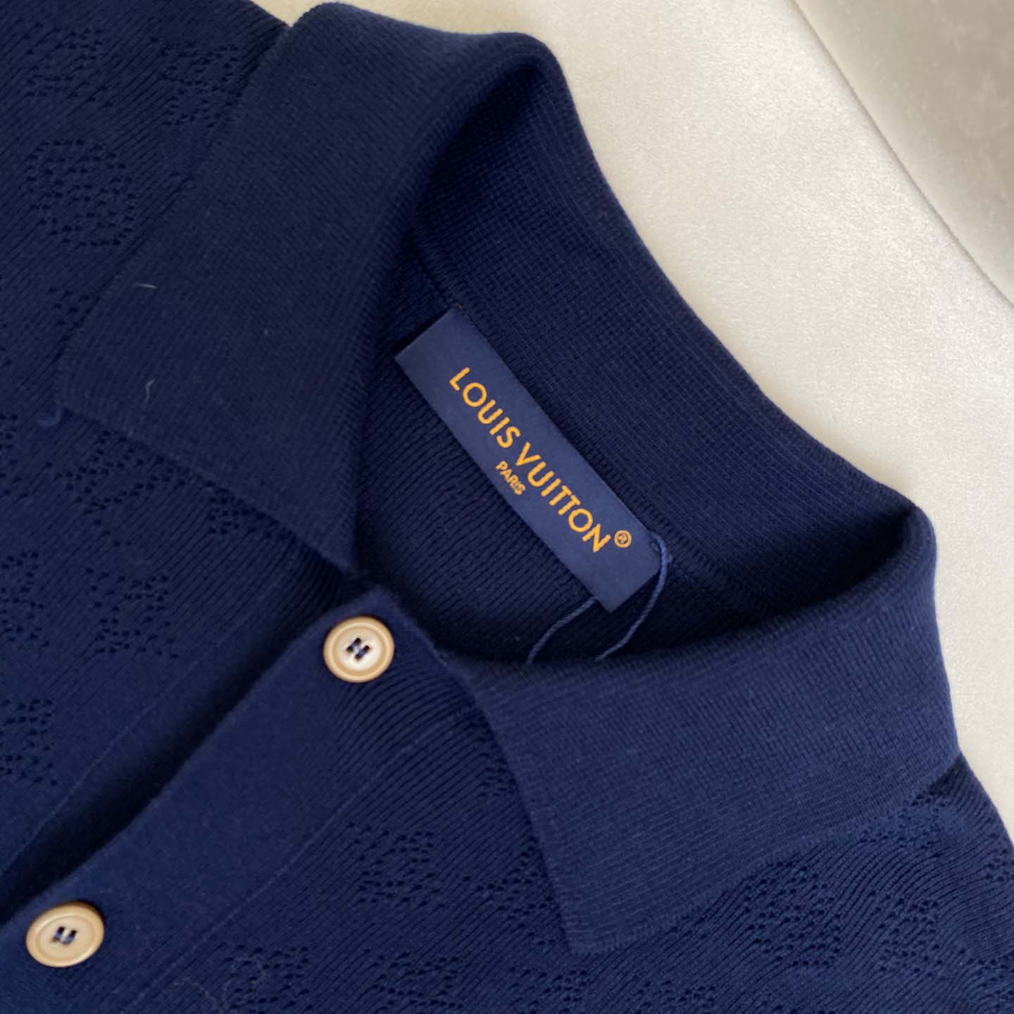 Louis Vuitton Monogram Pointelle Cotton Overshirt - DopestKickz