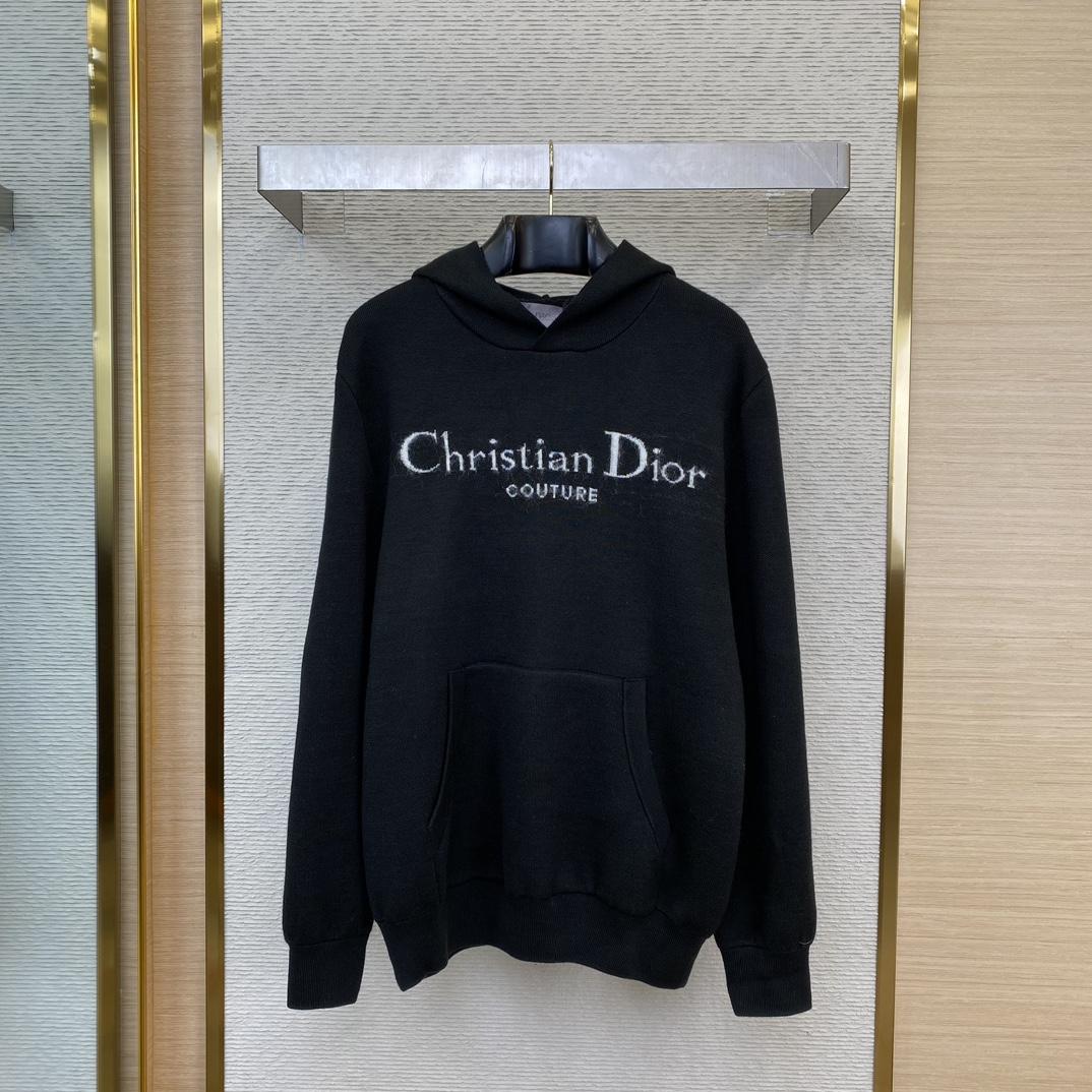 Christian Dior Couture Hooded Sweatshirt  - DopestKickz