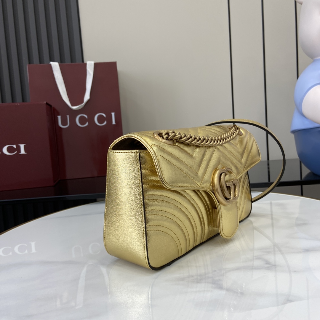 Gucci GG Marmont Small Shoulder Bag - DopestKickz
