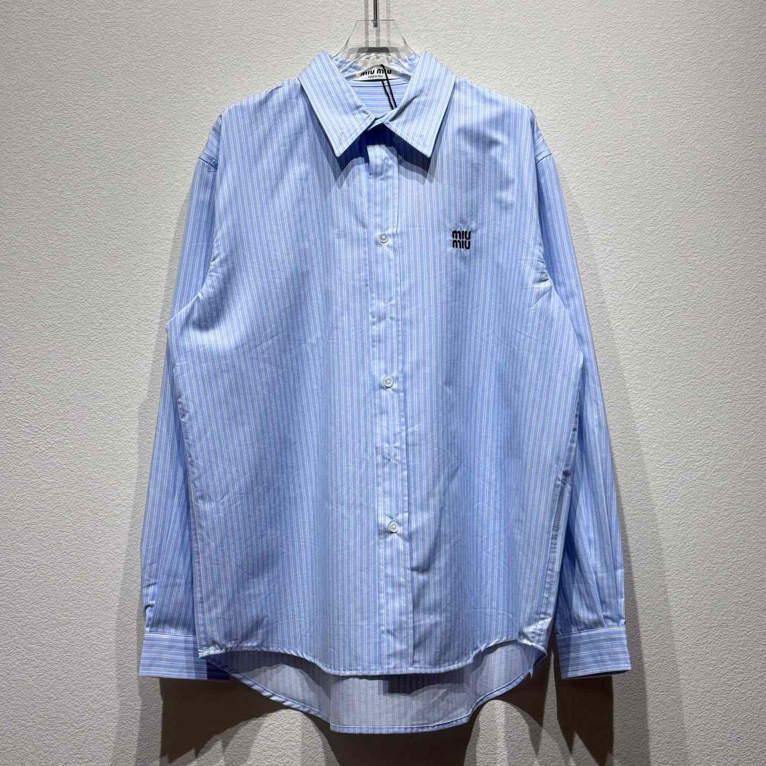 Miu Miu Poplin Shirt - DopestKickz