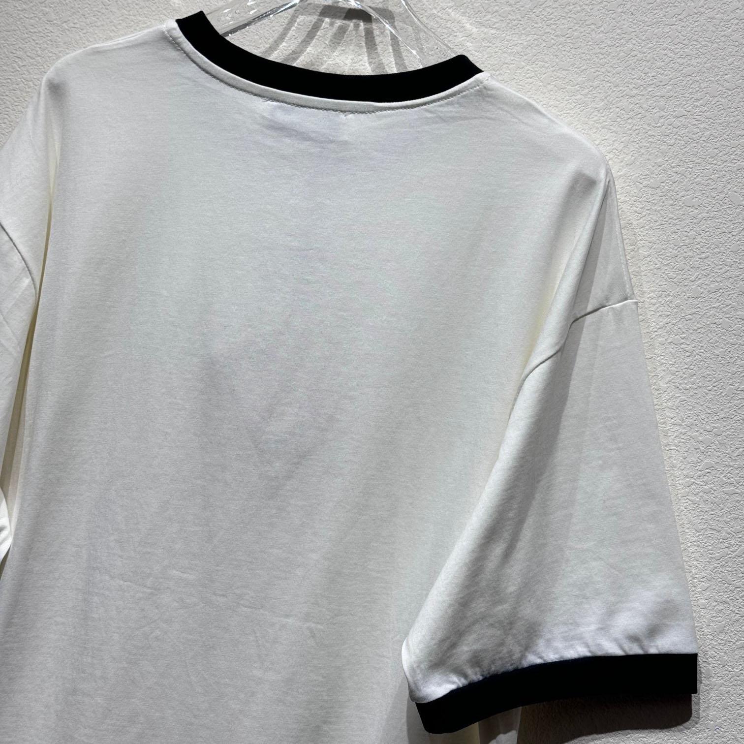 Miu Miu Logo Cotton T-shirt - DopestKickz