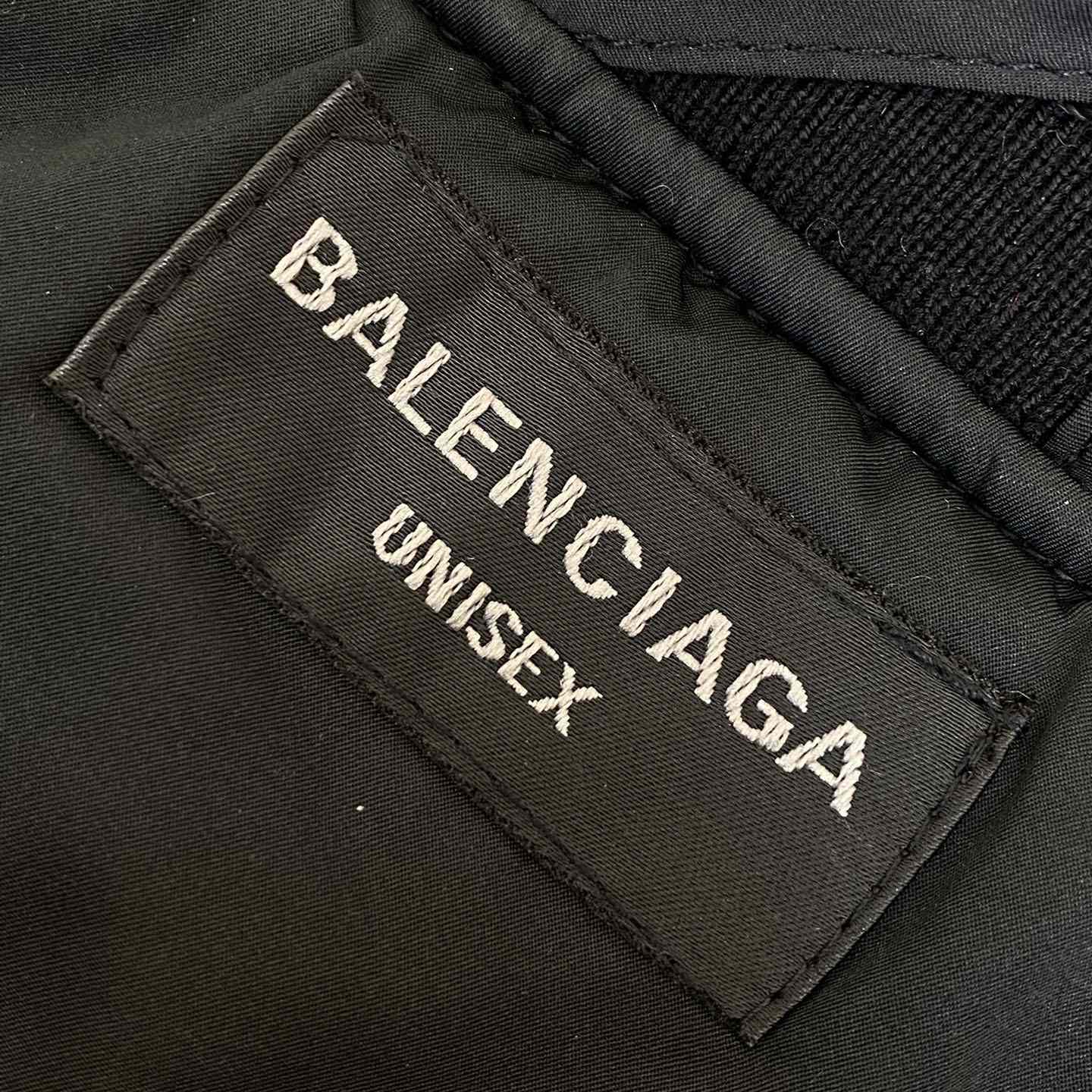 Balenciaga Lion Club Varsity Jacket In Black - DopestKickz