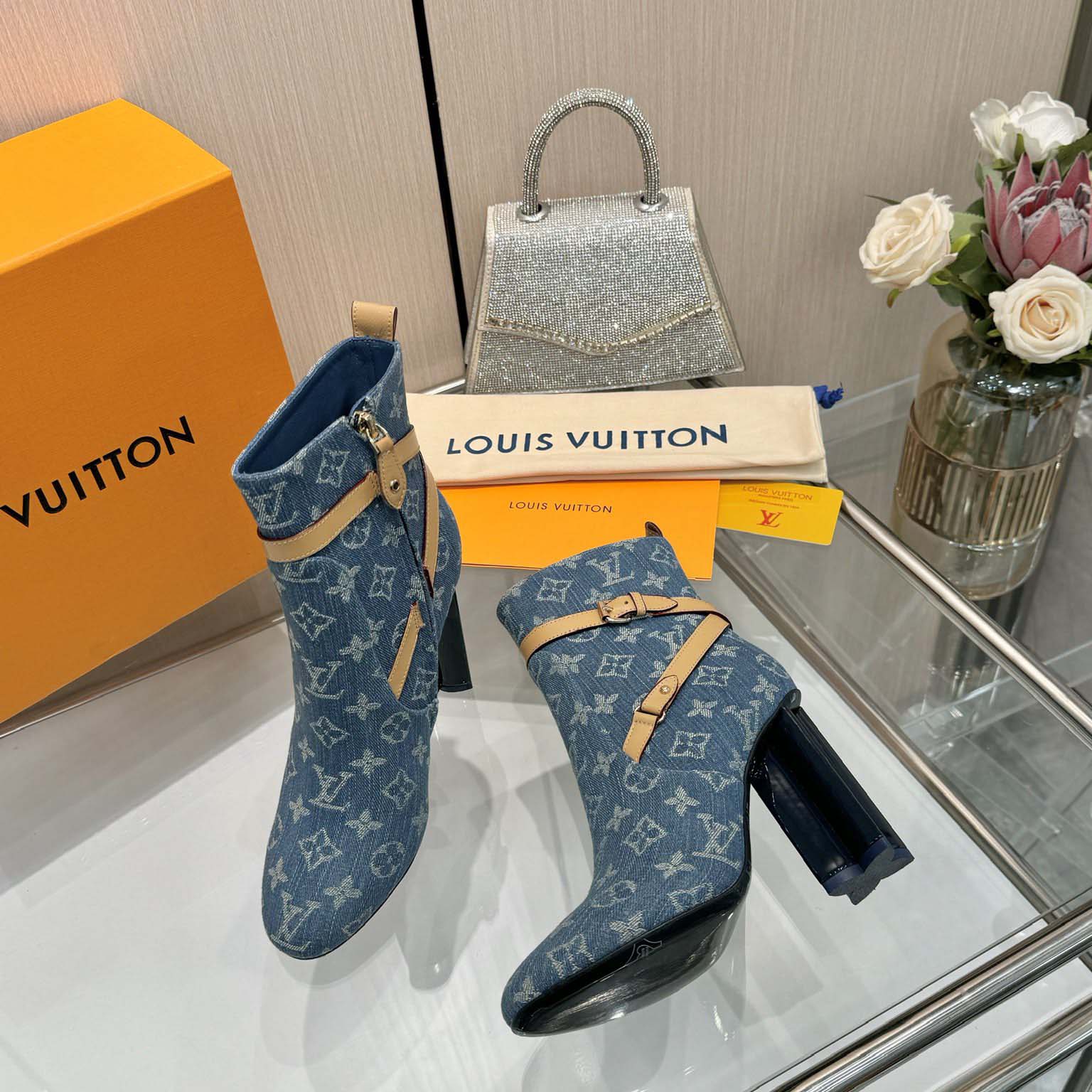 Louis Vuitton Silhouette Ankle Boot - DopestKickz