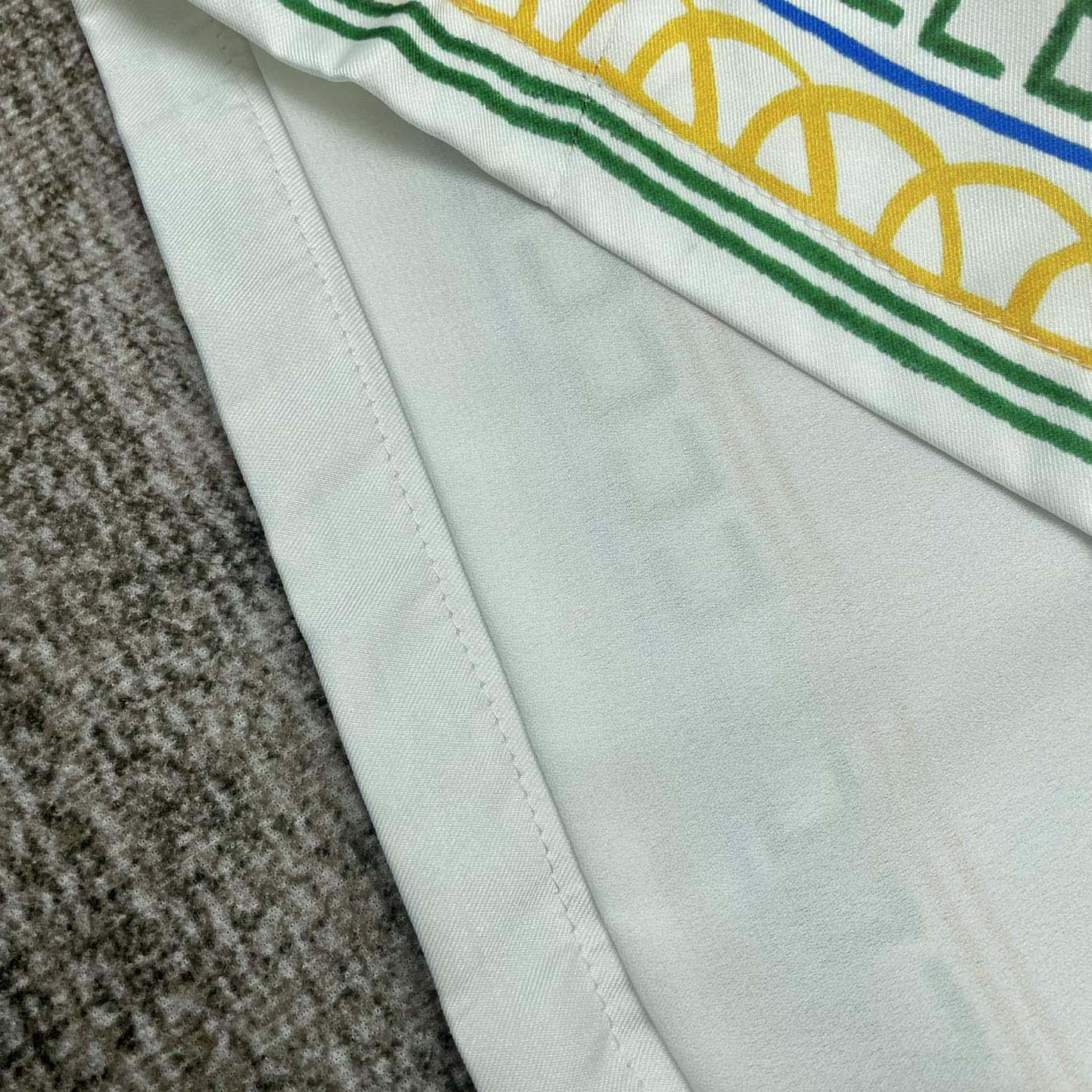 Casablanca Silk Bermuda Shorts   CA3515 - DopestKickz